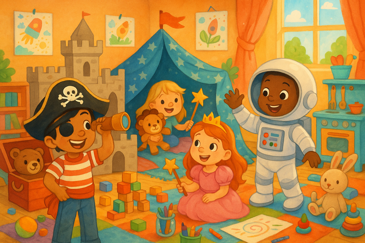 How Outdoor Children’s Play Equipment Can Encourage Imaginative Play