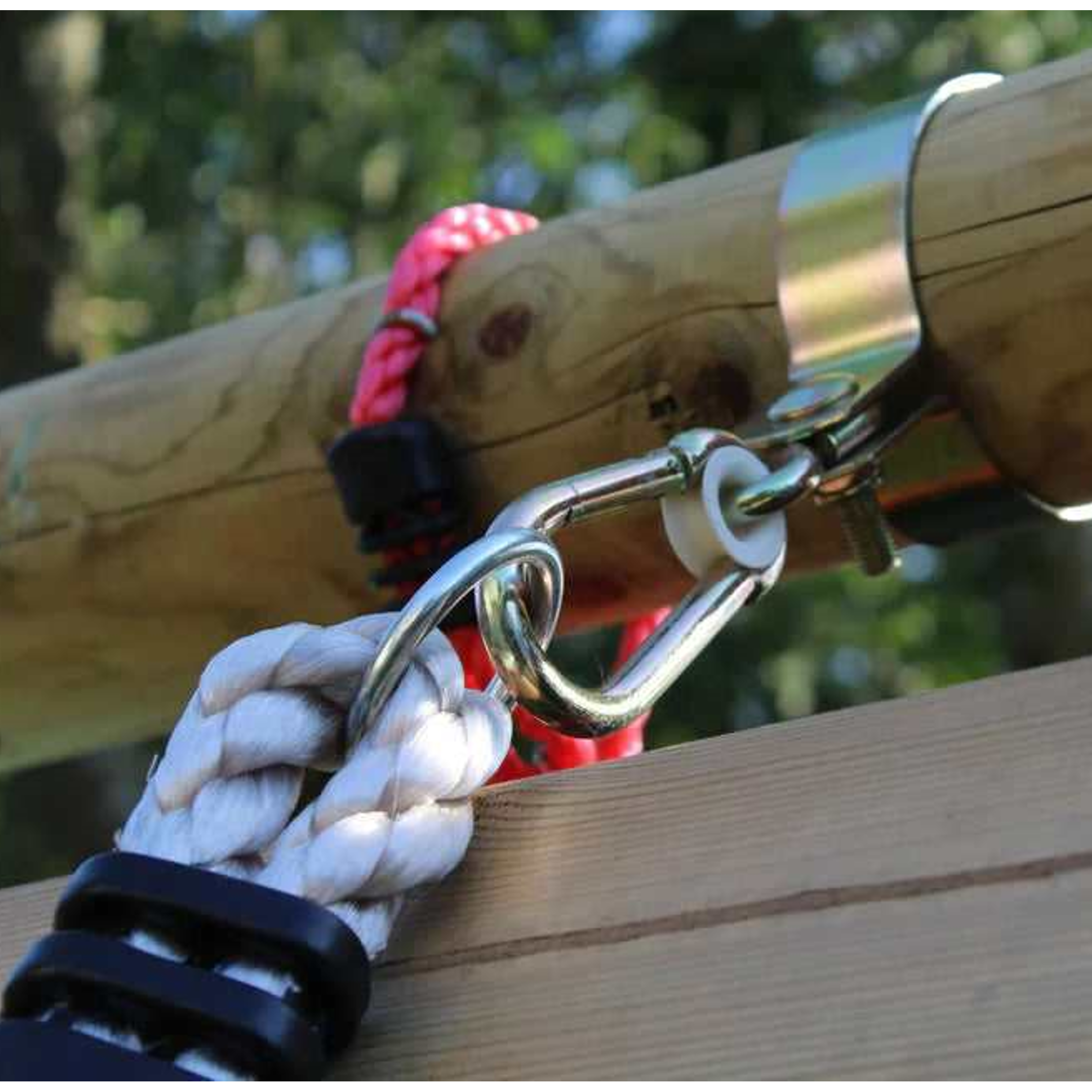Wild Aussie Wooden Climber & 65cm Nest Swing Set