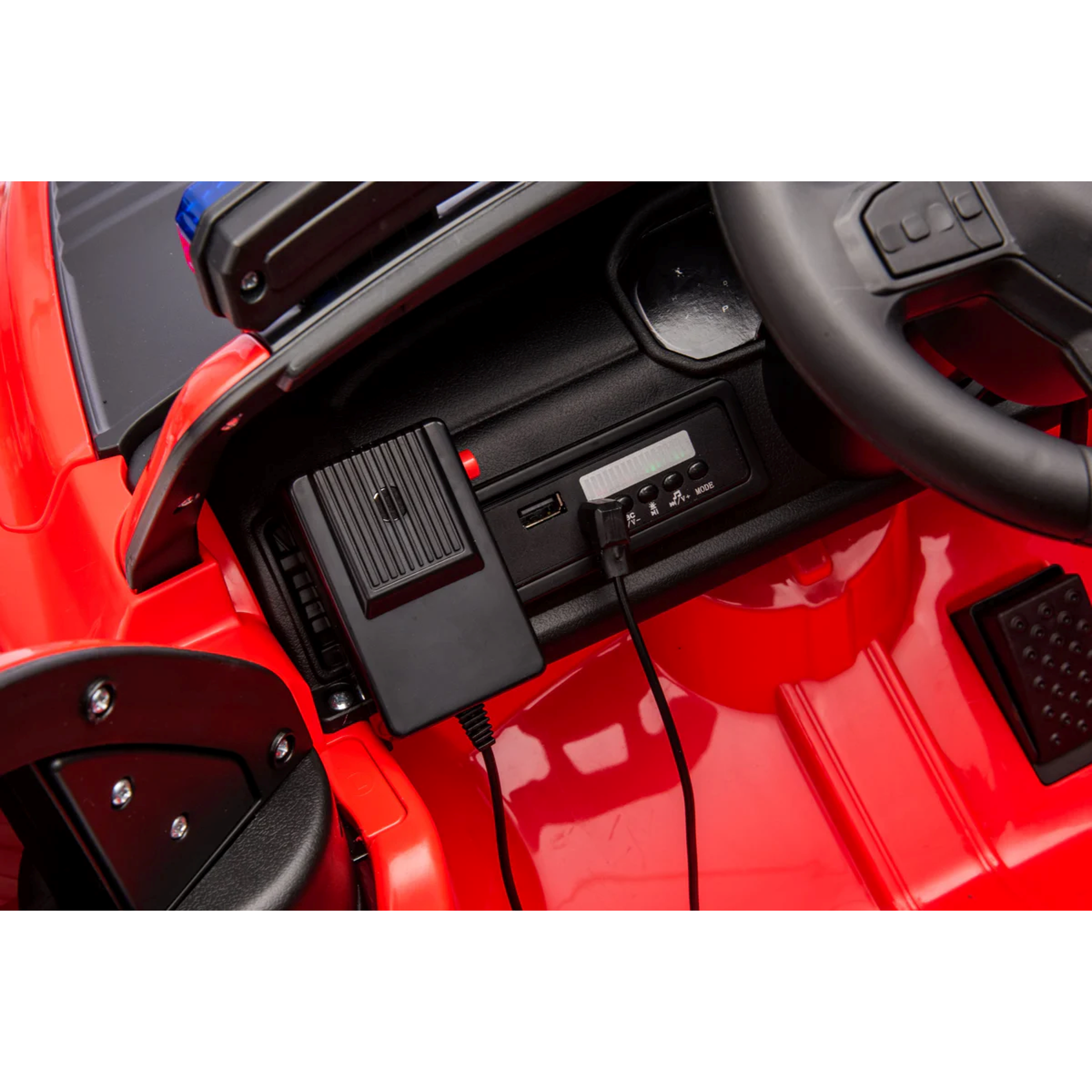 24v Licensed Dodge Ram Fire Truck Official Ride On 4x4