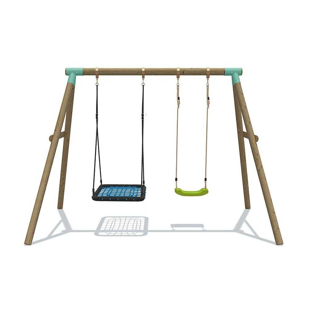 Wild Aussie Rectangle Nest & Swing Set
