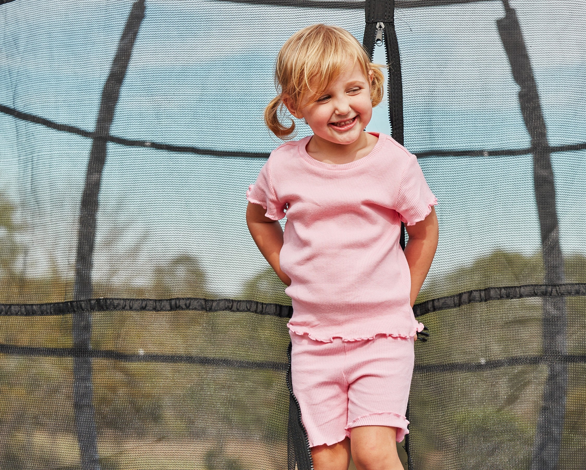 Airborne Pro 8ft Trampoline with Ladder