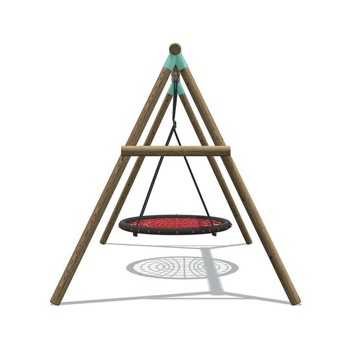 Wild Aussie 120cm Round Nest Swing Set