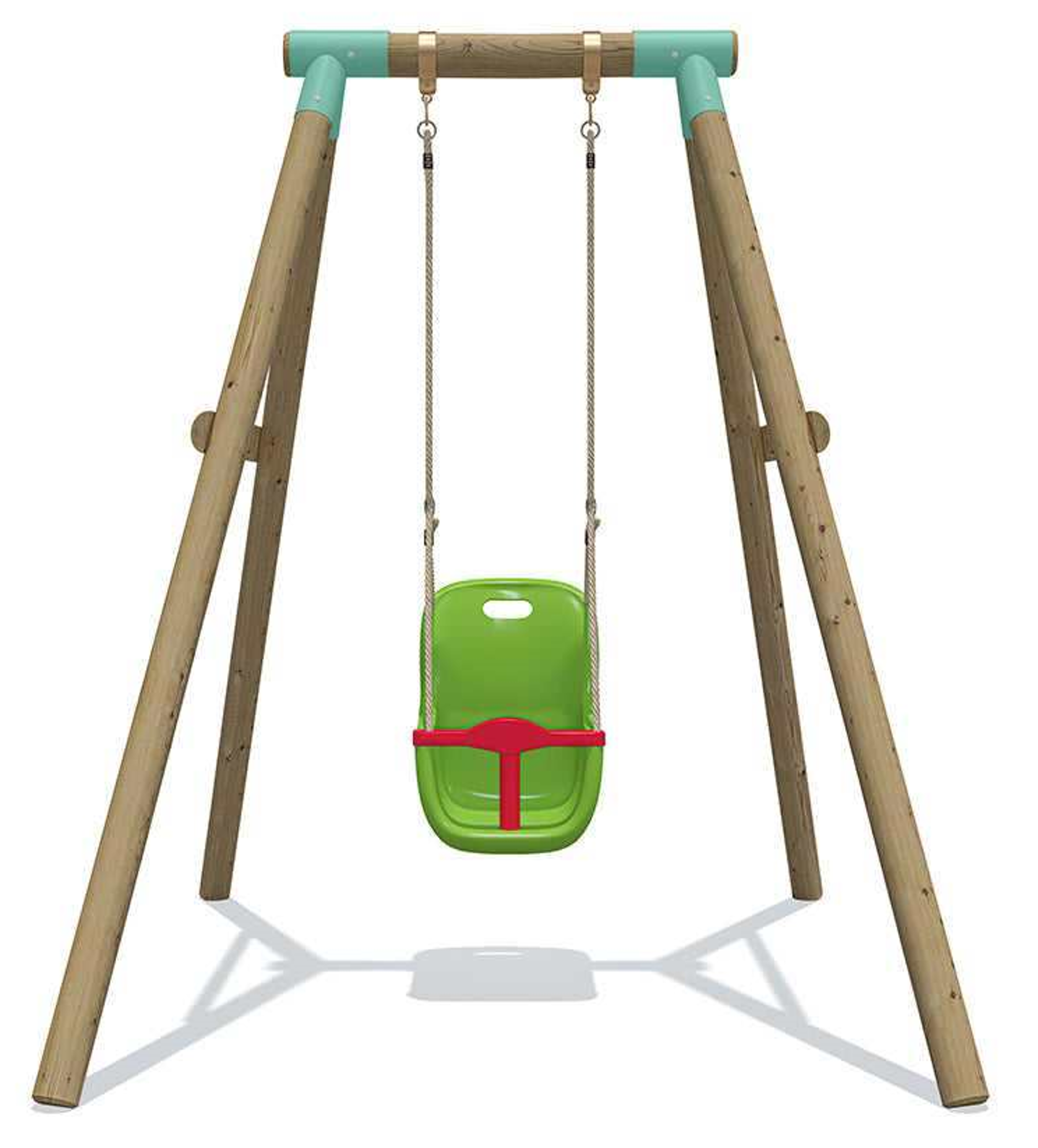Wild Aussie “Grow With Me” 2-in-1 Wooden Swing Set
