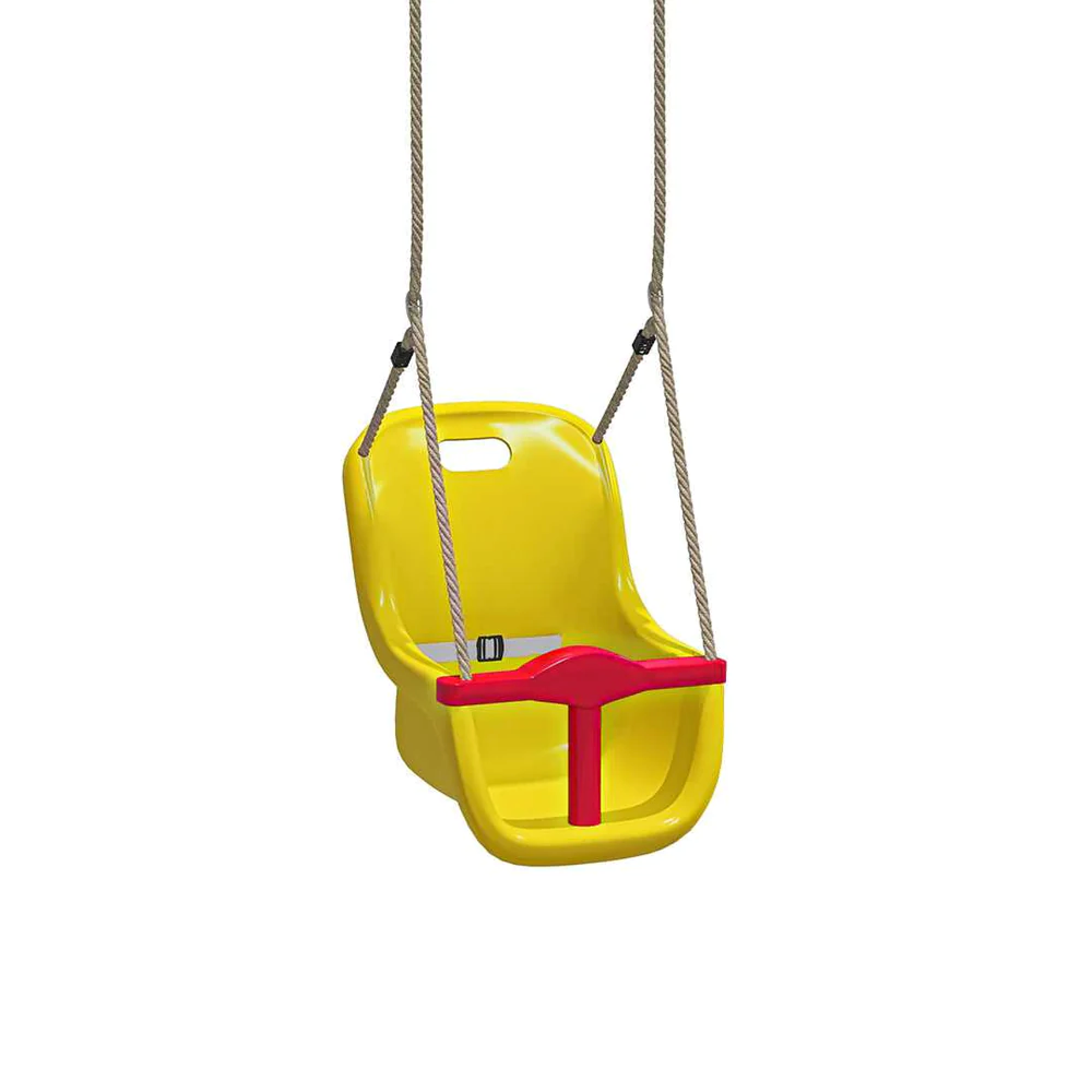Wild Aussie 120cm Round Nest Wooden Swing Set with Baby Seat