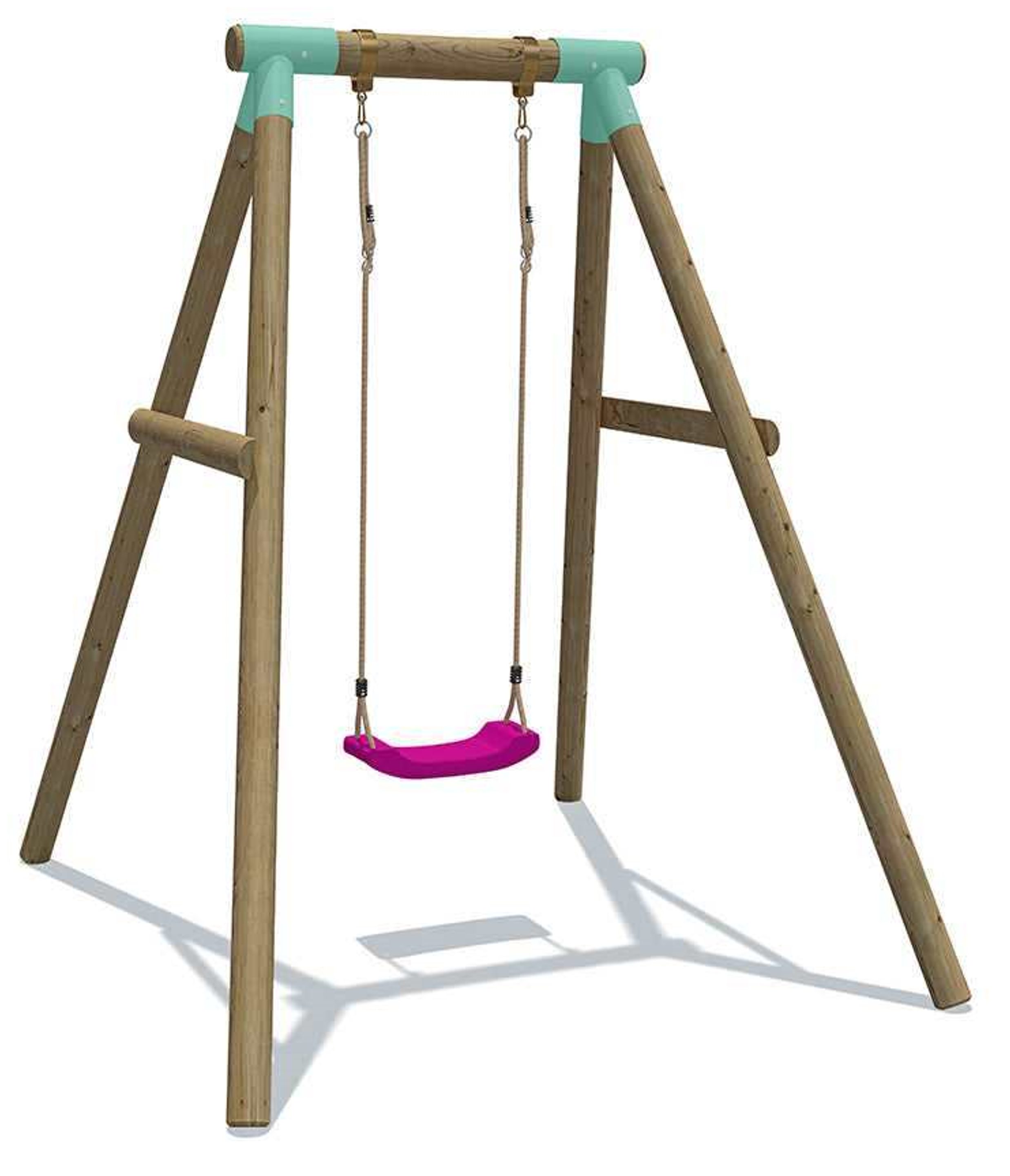 Wild Aussie “Grow With Me” 2-in-1 Wooden Swing Set