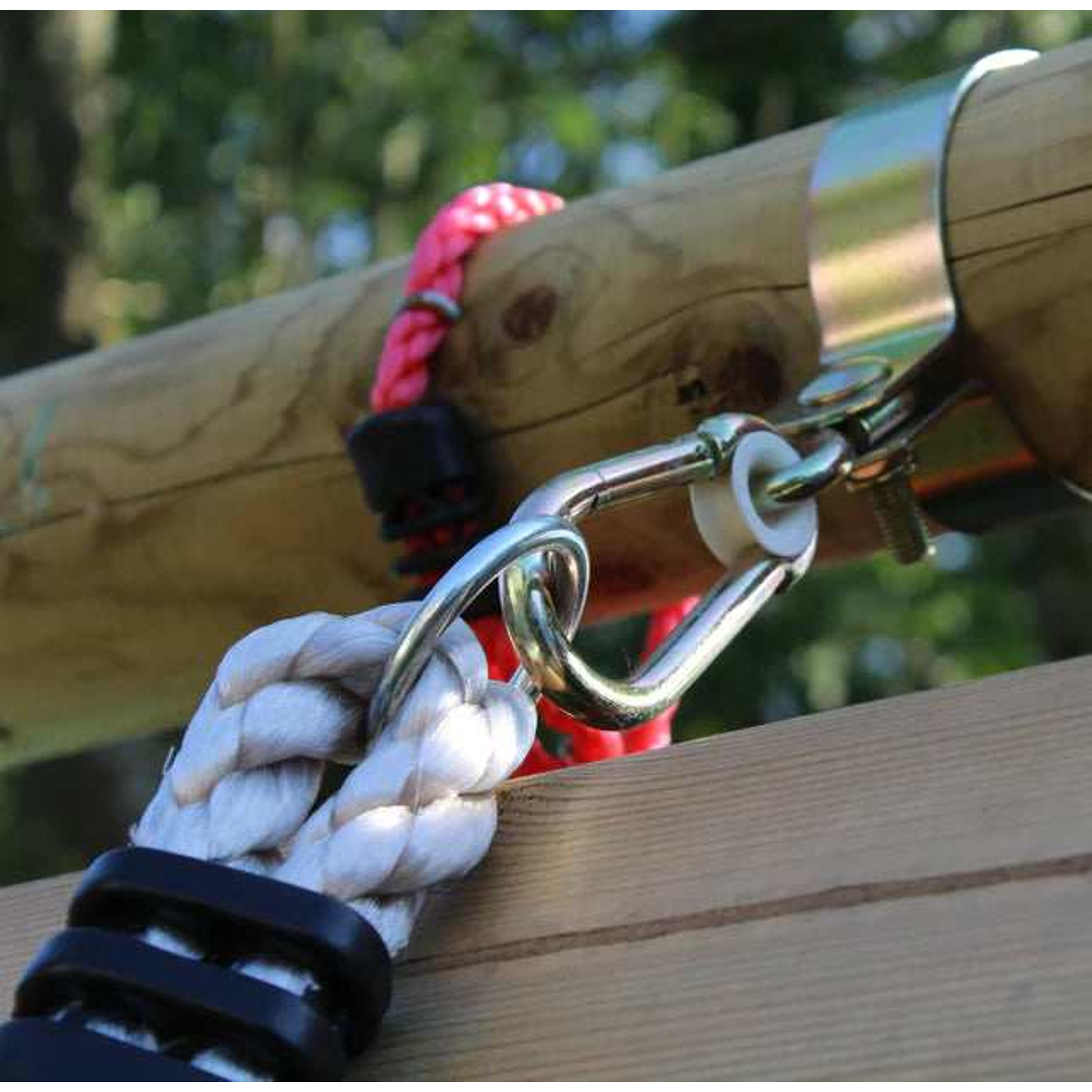 Wild Aussie Wooden Climber Swing Set