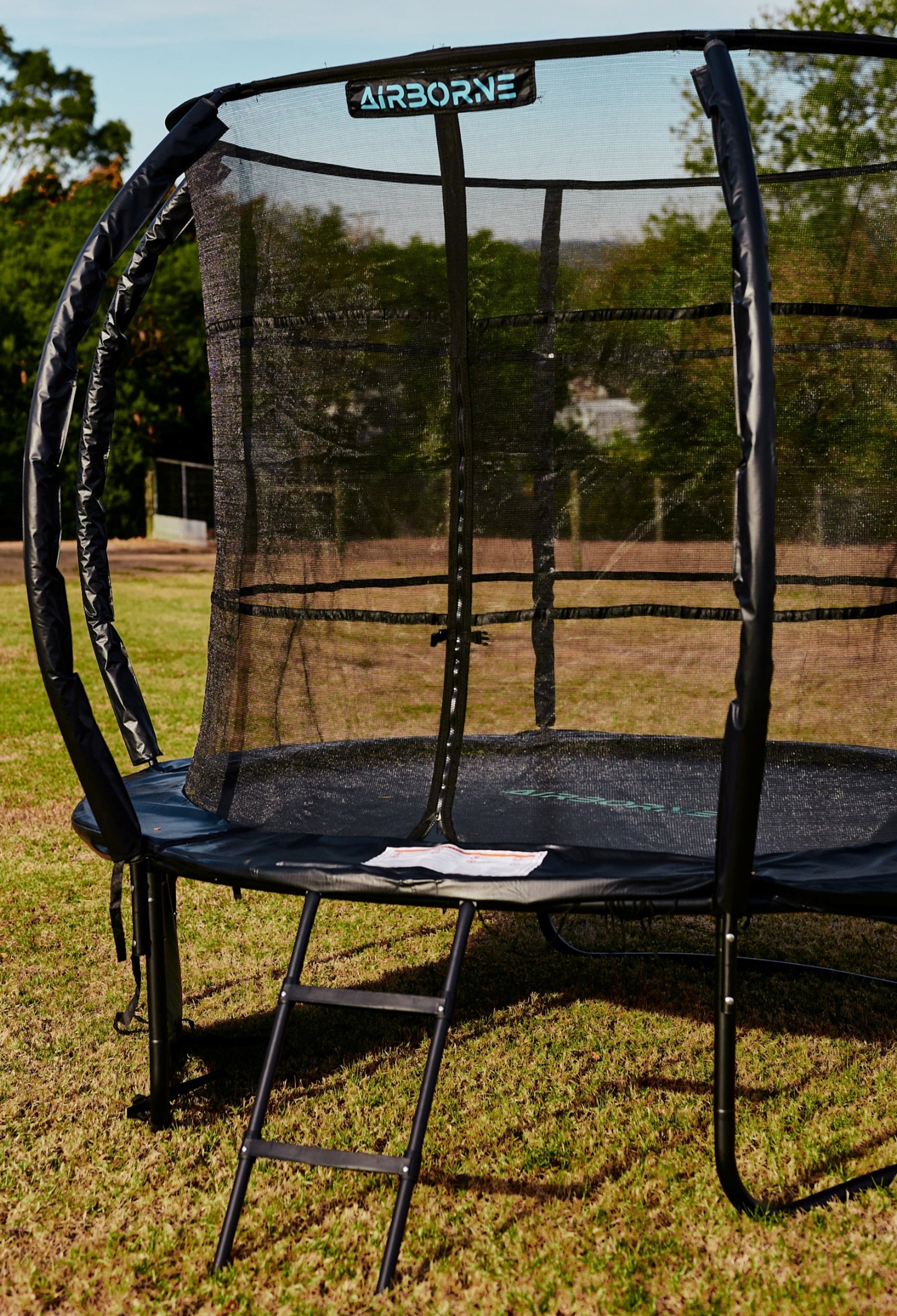 Airborne 10ft Trampoline with Access Ladder & Shoe Storage