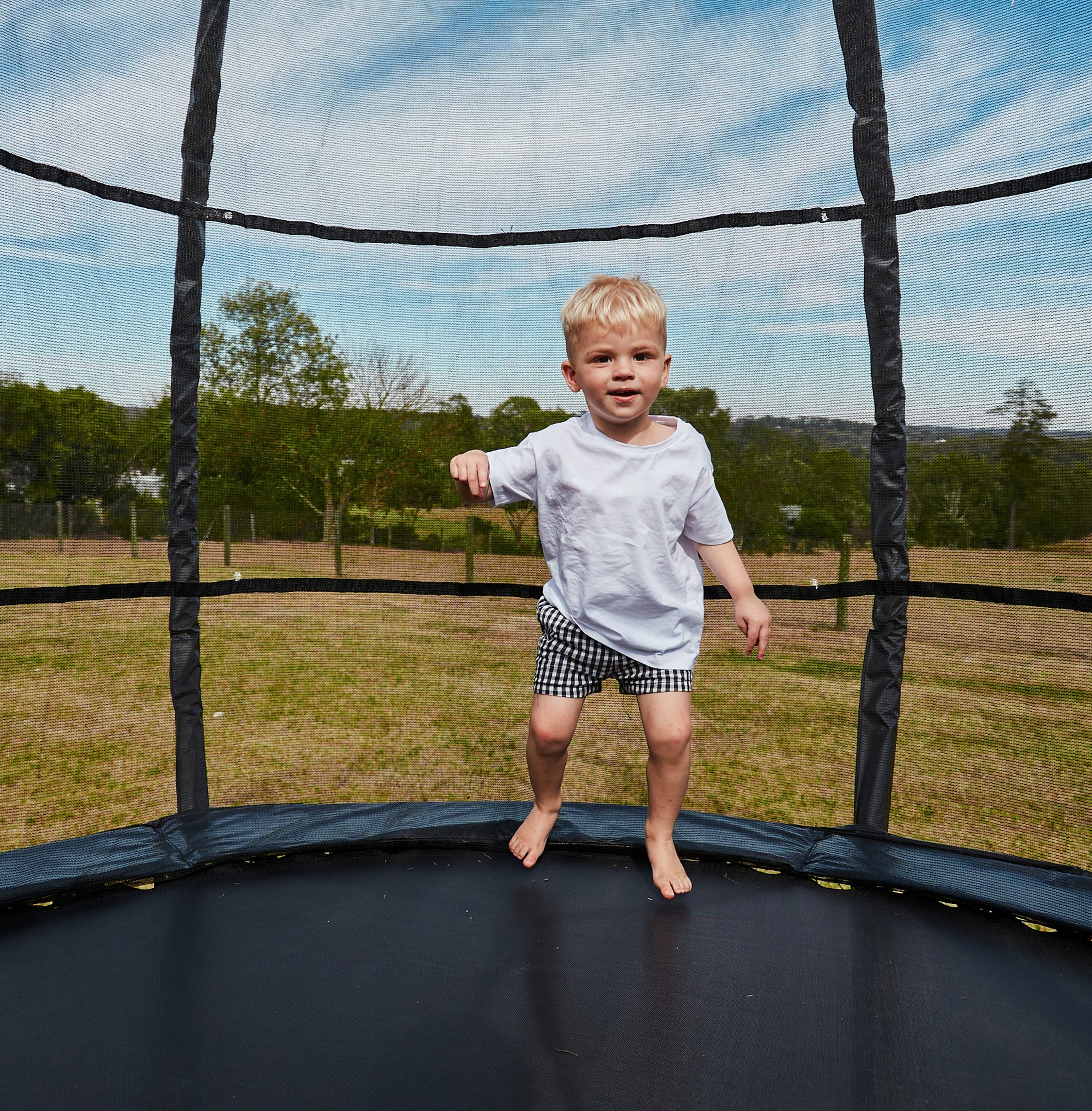 Airborne Pro 8ft Trampoline with Ladder