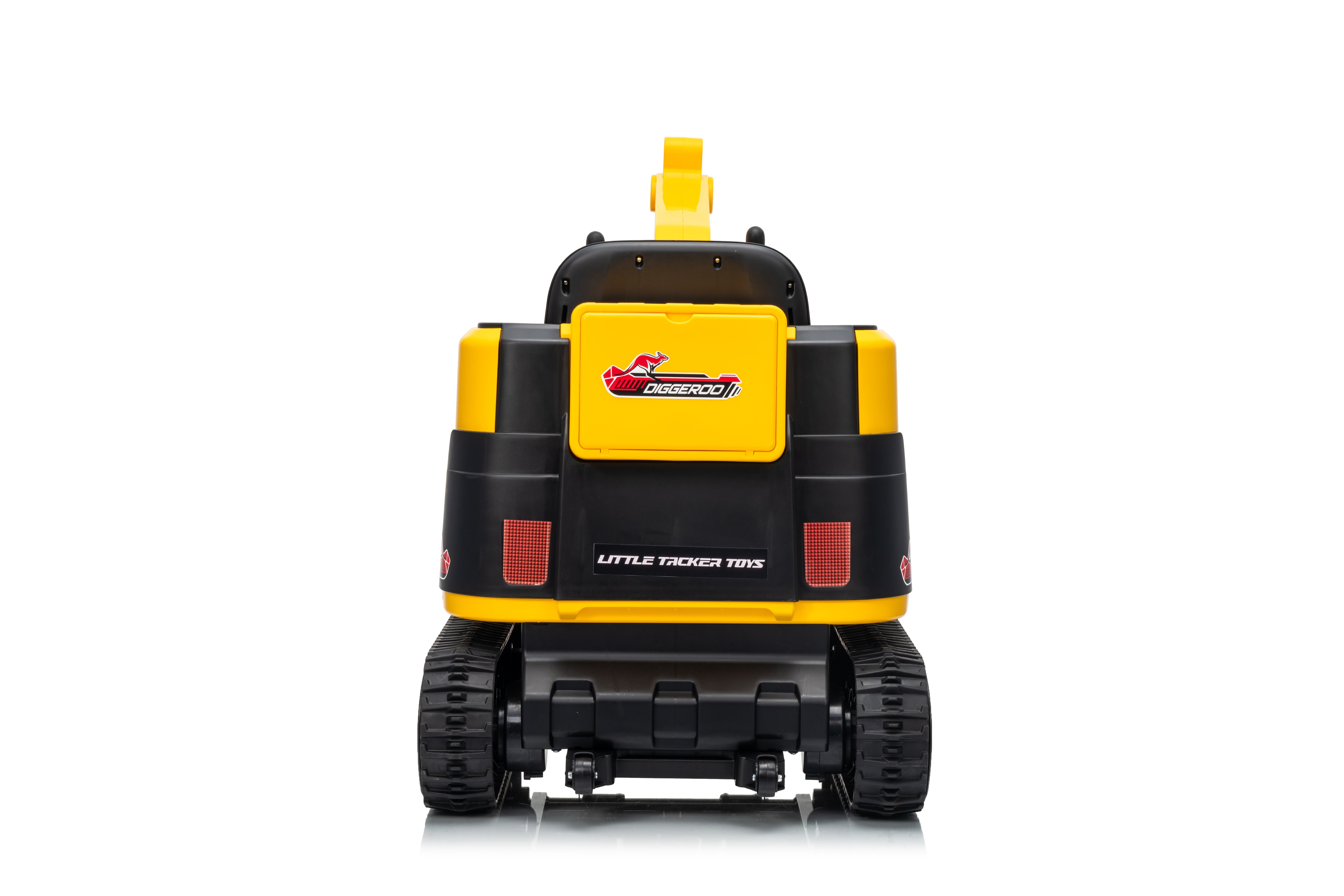 rear view of ride on digger 24 v