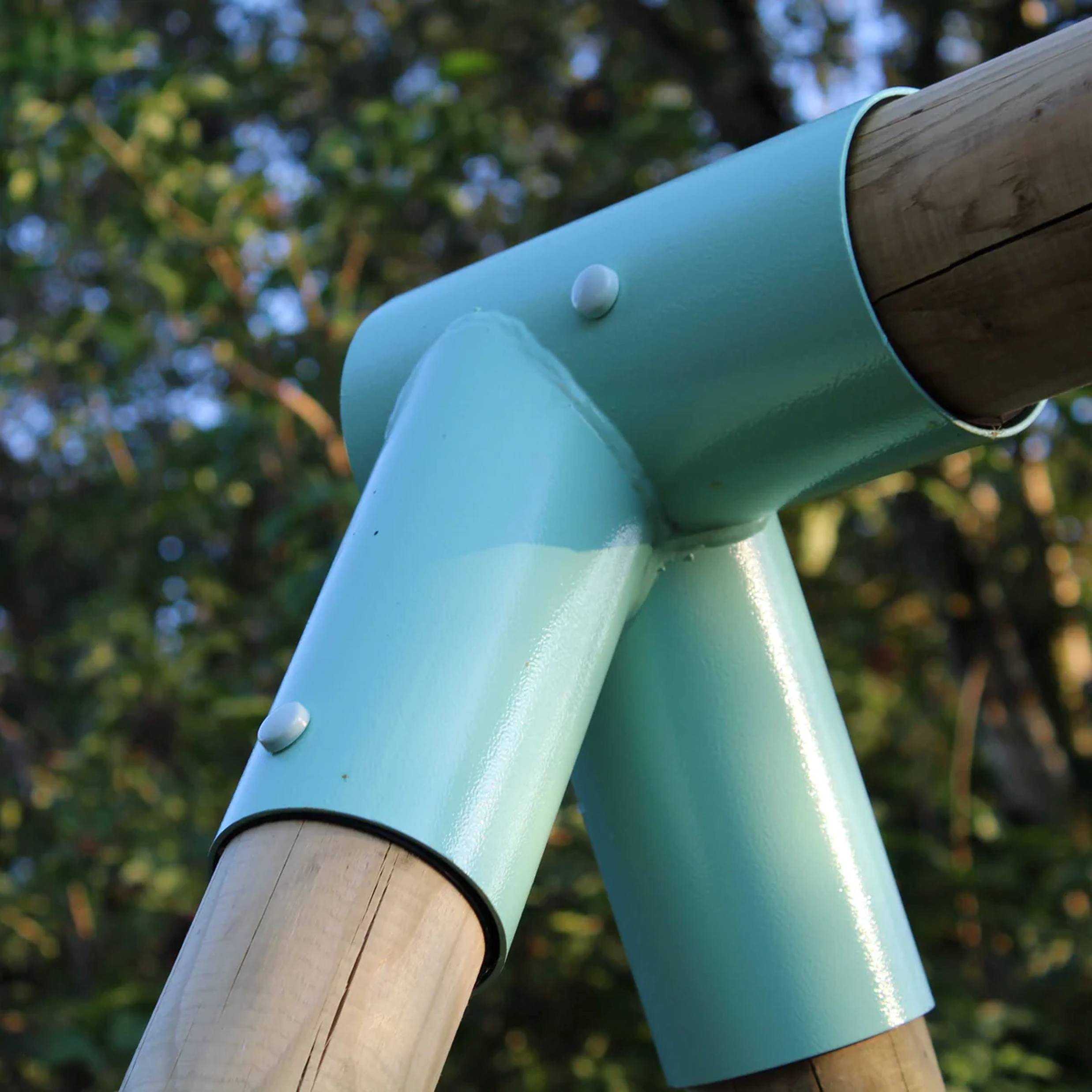 Wild Aussie Wooden Climber & 120cm Nest Swing Set