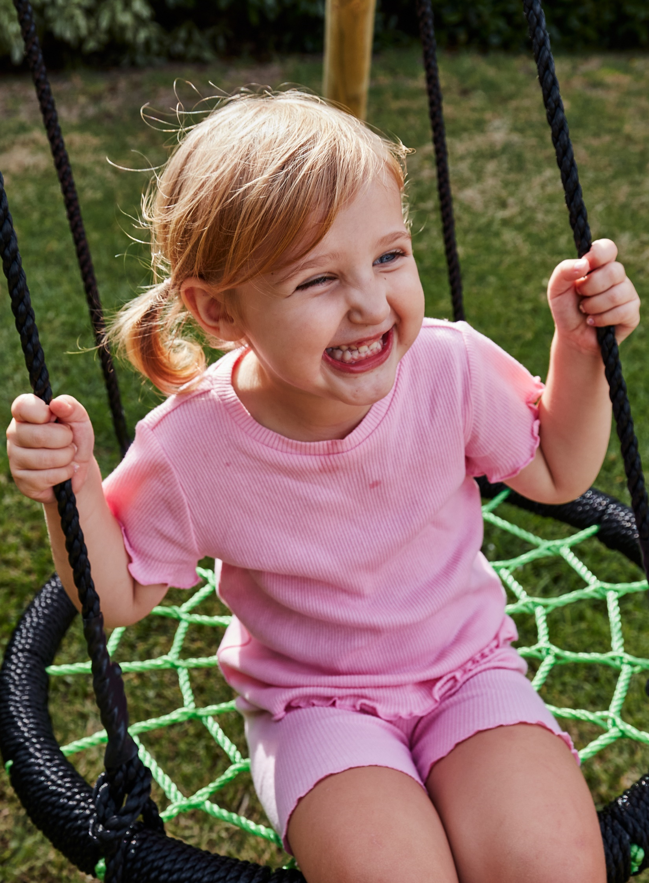 Wild Aussie Wooden Climber & 65cm Nest Swing Set
