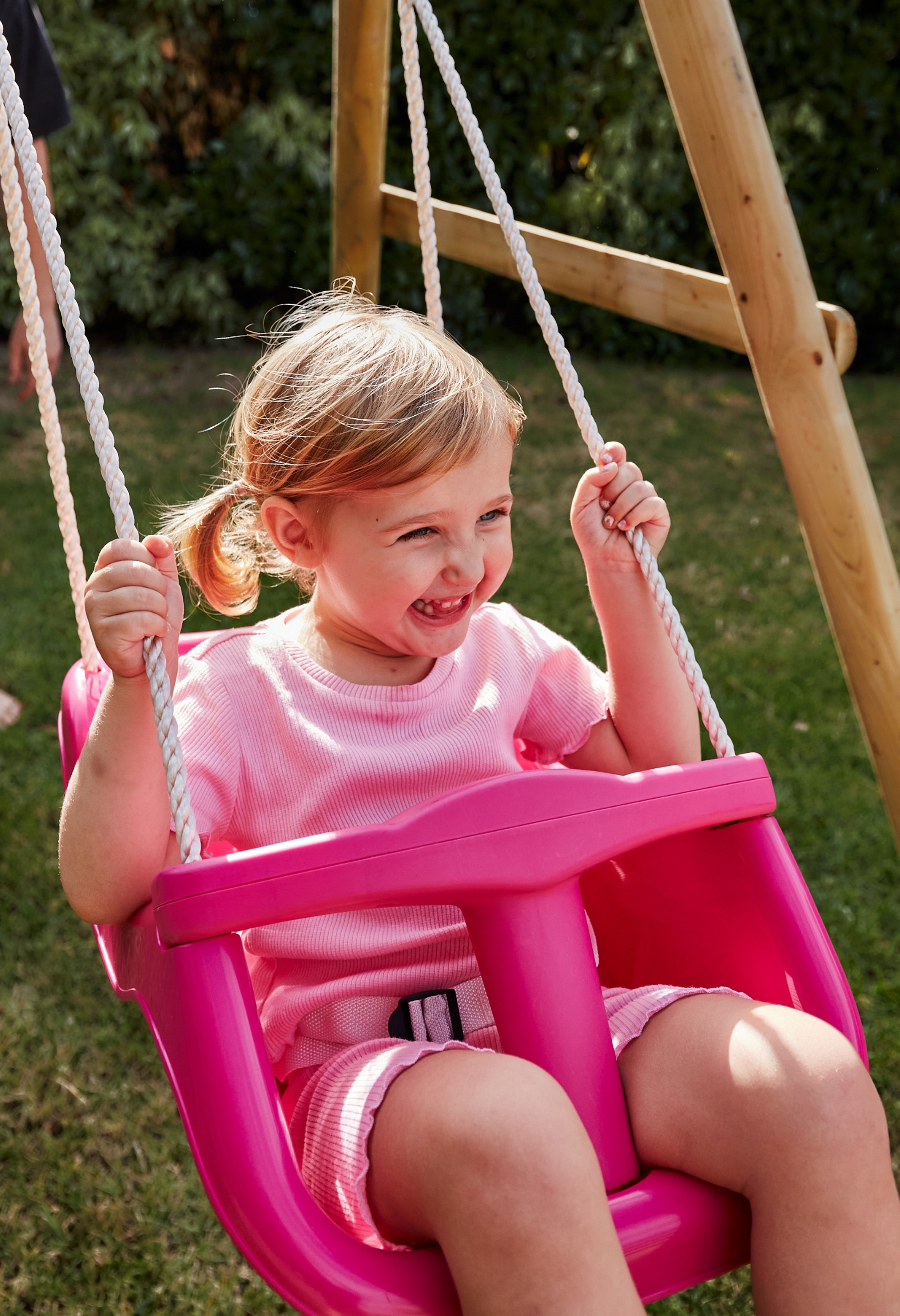 Wild Aussie “Grow With Me” 2-in-1 Wooden Swing Set