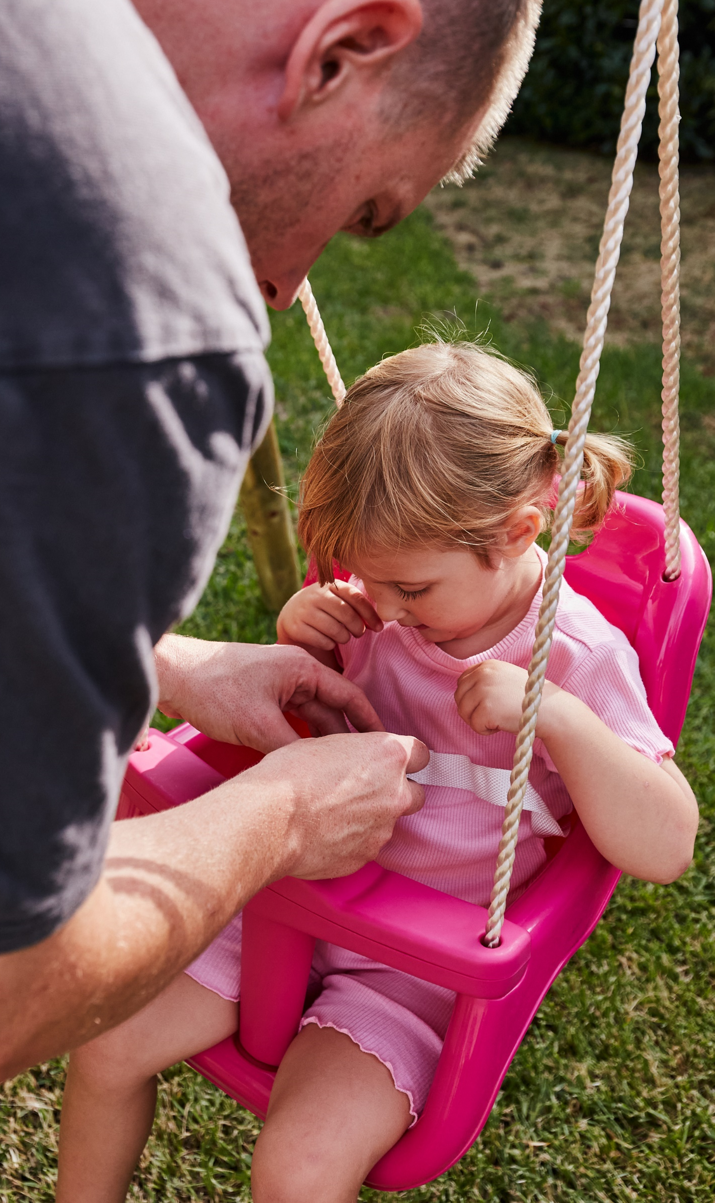 Wild Aussie “Grow With Me” 2-in-1 Wooden Swing Set