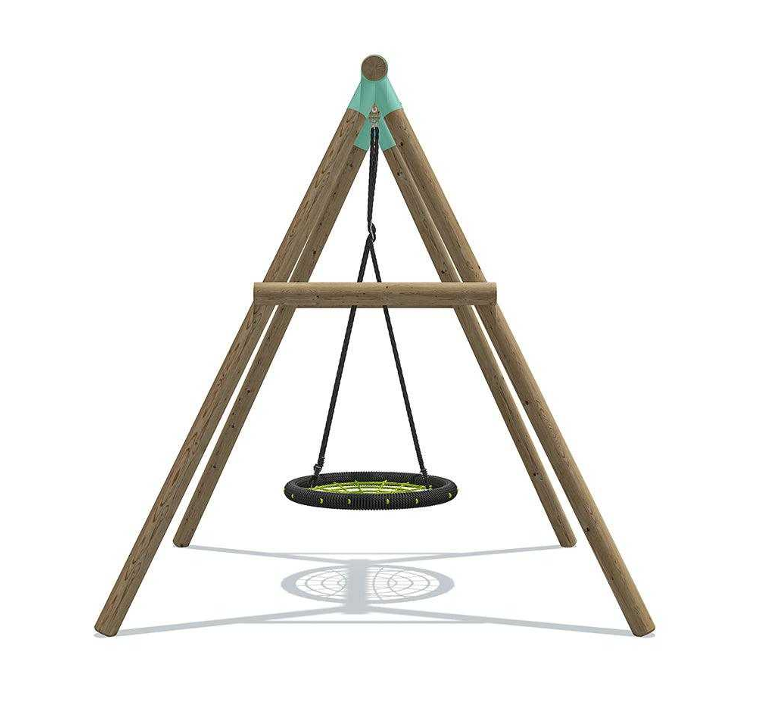 Wild Aussie Kids Wooden 65cm Nest Wooden Swing Set