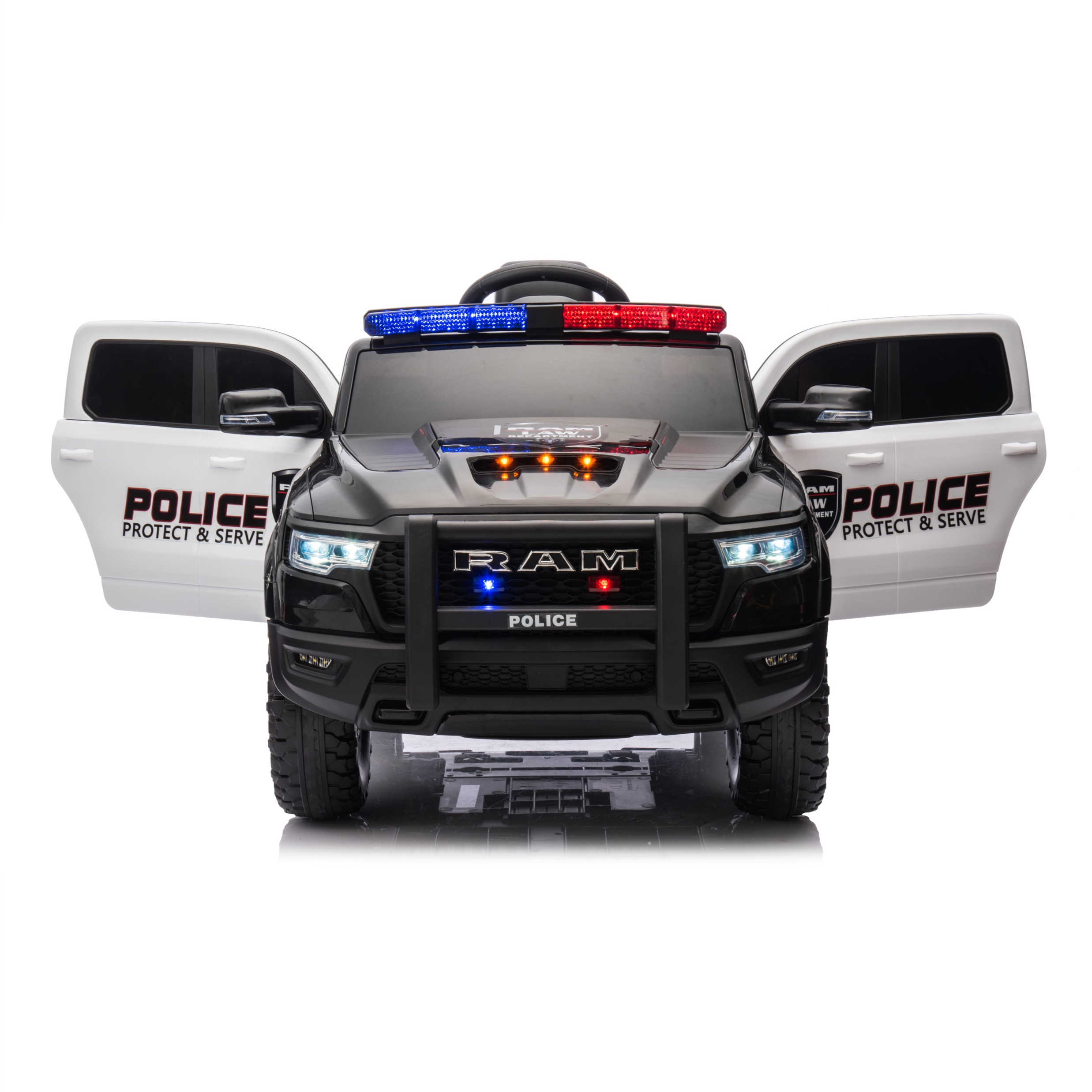 24v Dodge Ram Police 4WD Licensed Official Ride On SUV