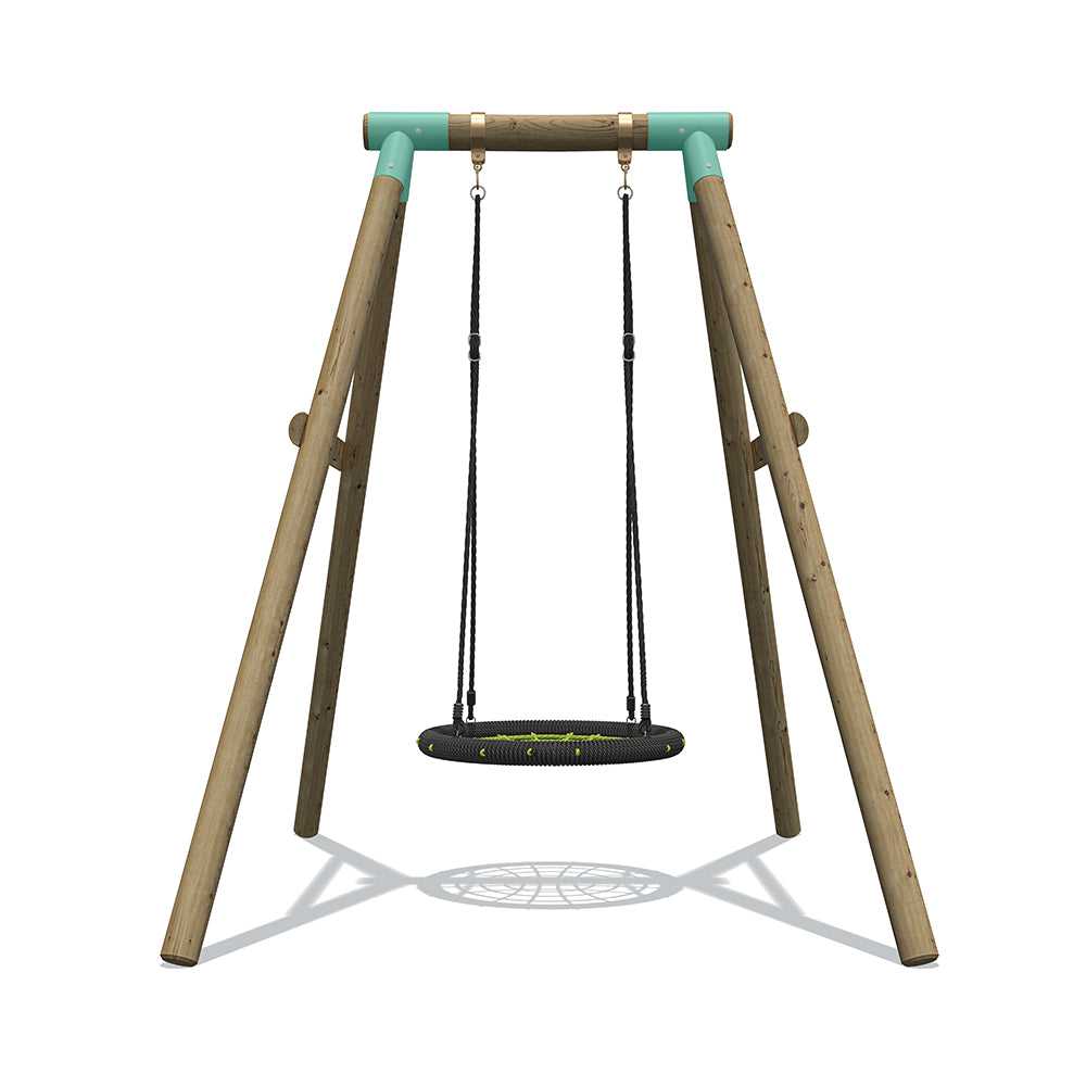 Wild Aussie Kids Wooden 65cm Nest Wooden Swing Set
