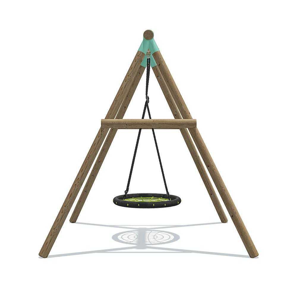 Wild Aussie Kids Wooden 65cm Nest Wooden Swing Set