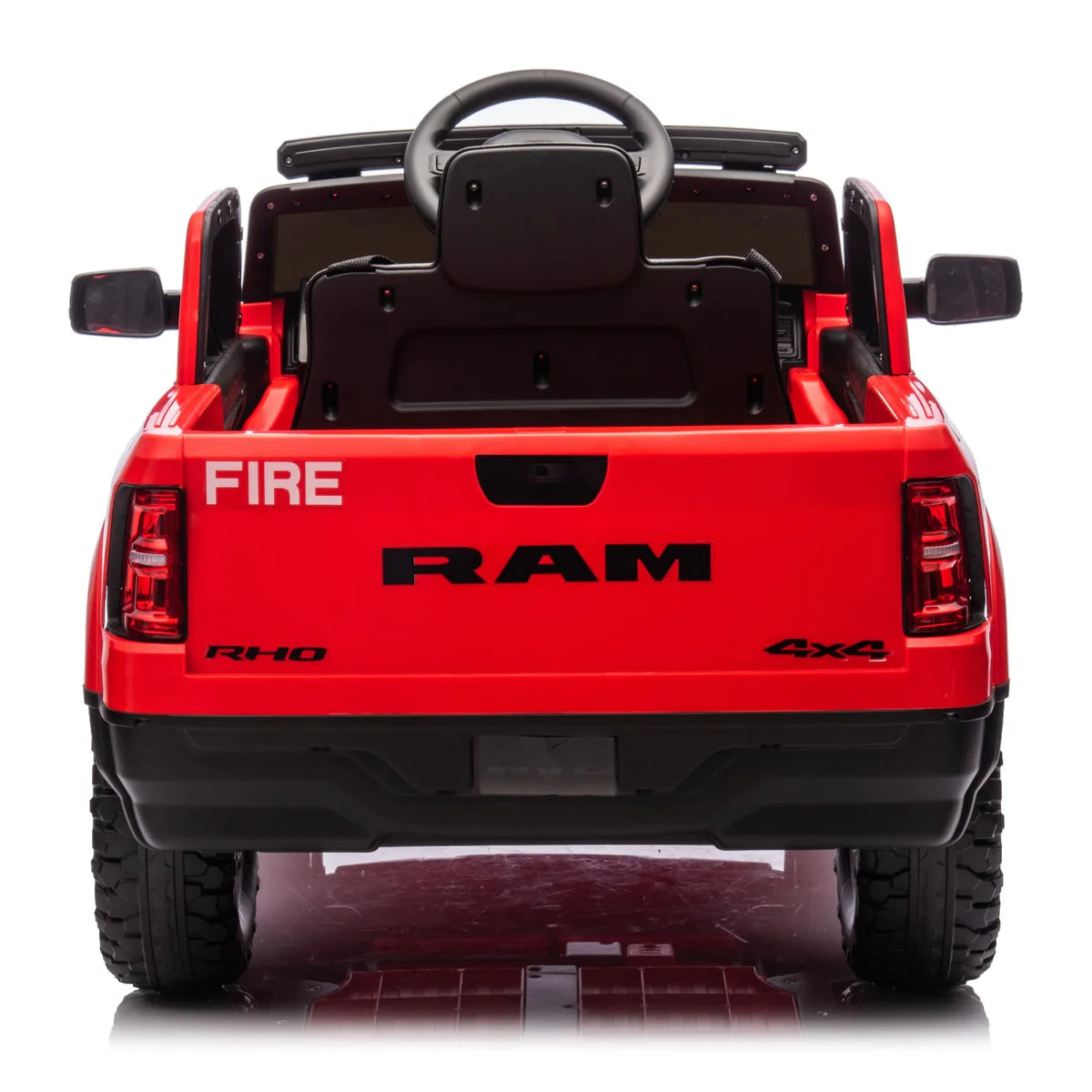 24v Licensed Dodge Ram Fire Truck Official Ride On 4x4