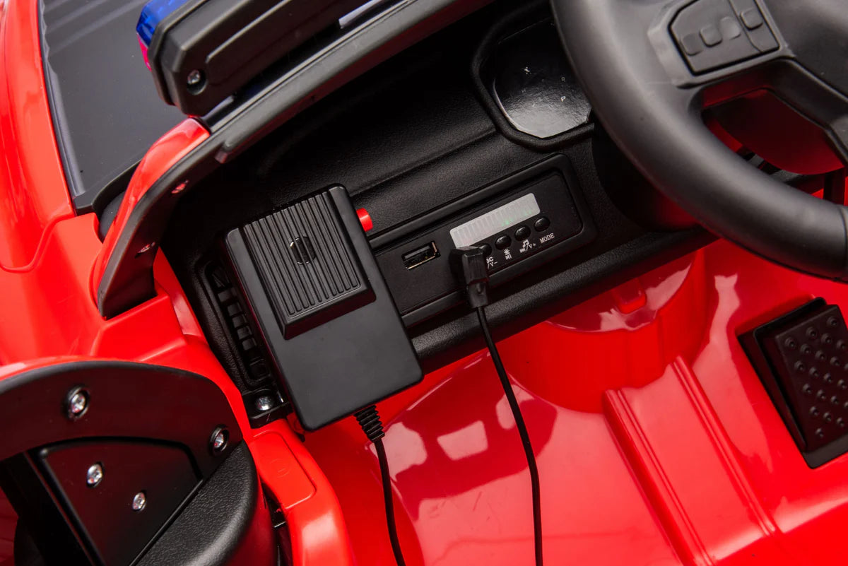 24v Licensed Dodge Ram Fire Truck Official Ride On 4x4