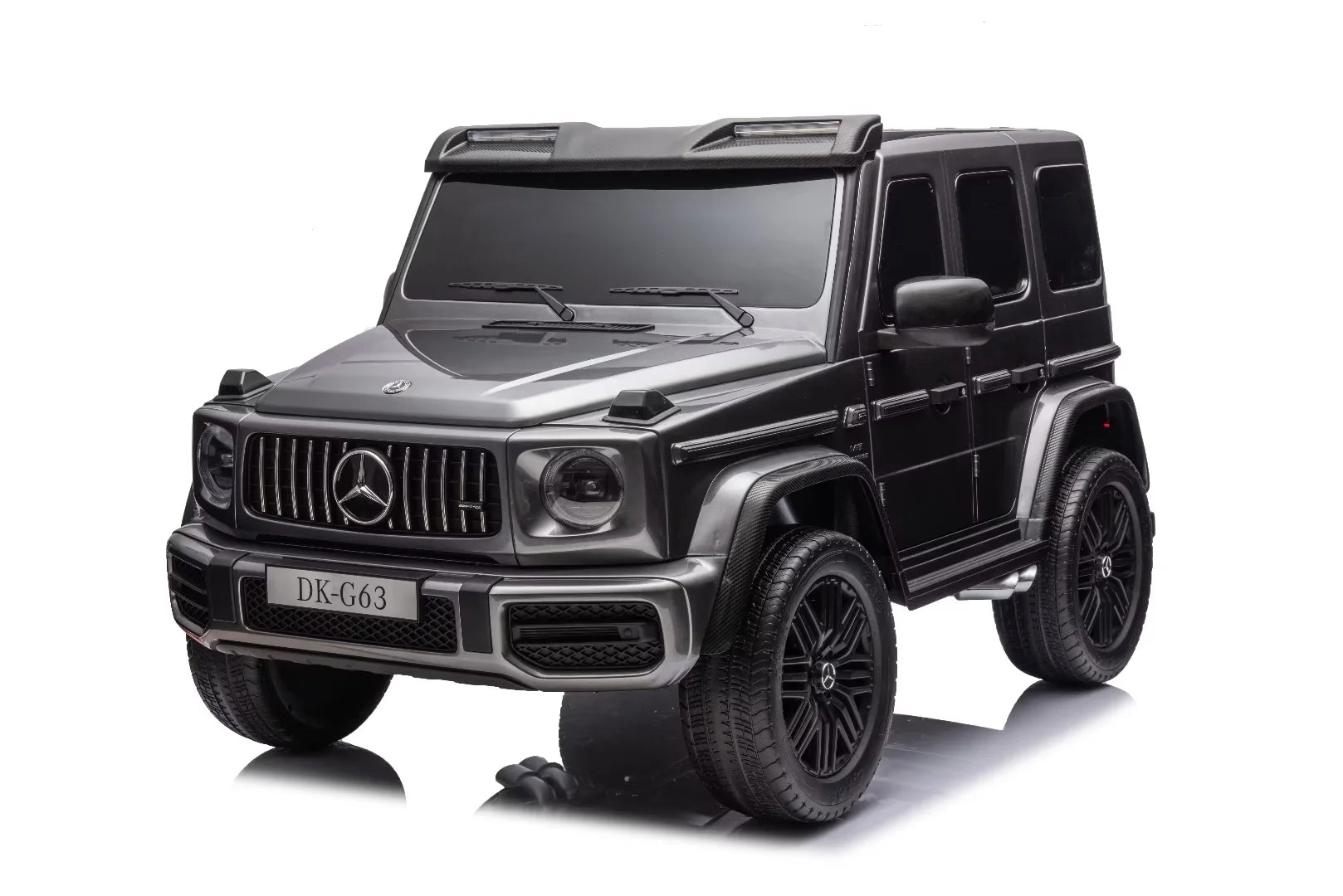 24V Mercedes G-Wagon kids ride-on car with luxury grey finish