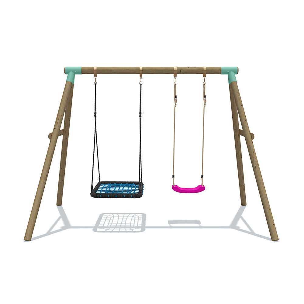 Wild Aussie Rectangle Nest & Swing Set
