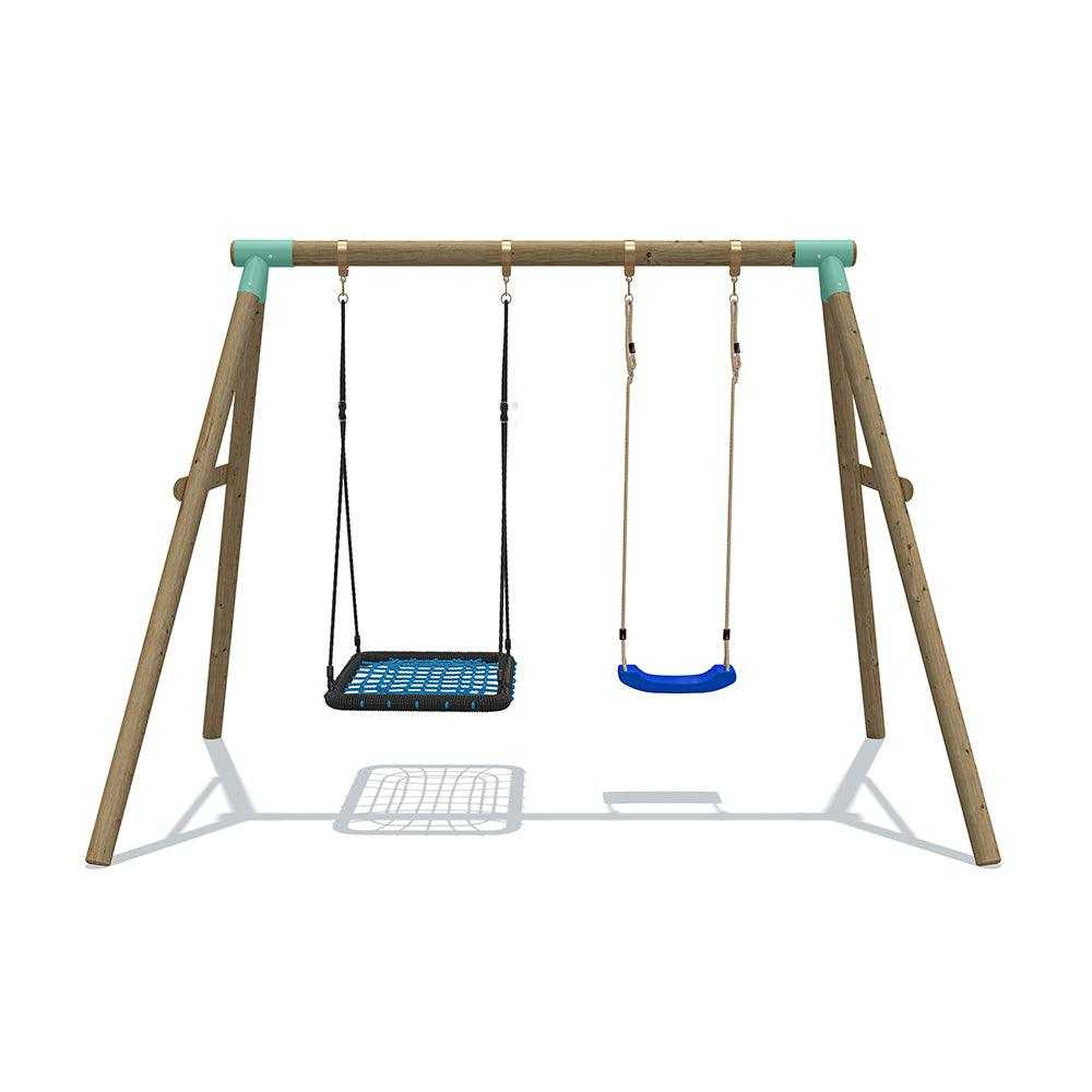 Wild Aussie Rectangle Nest & Swing Set