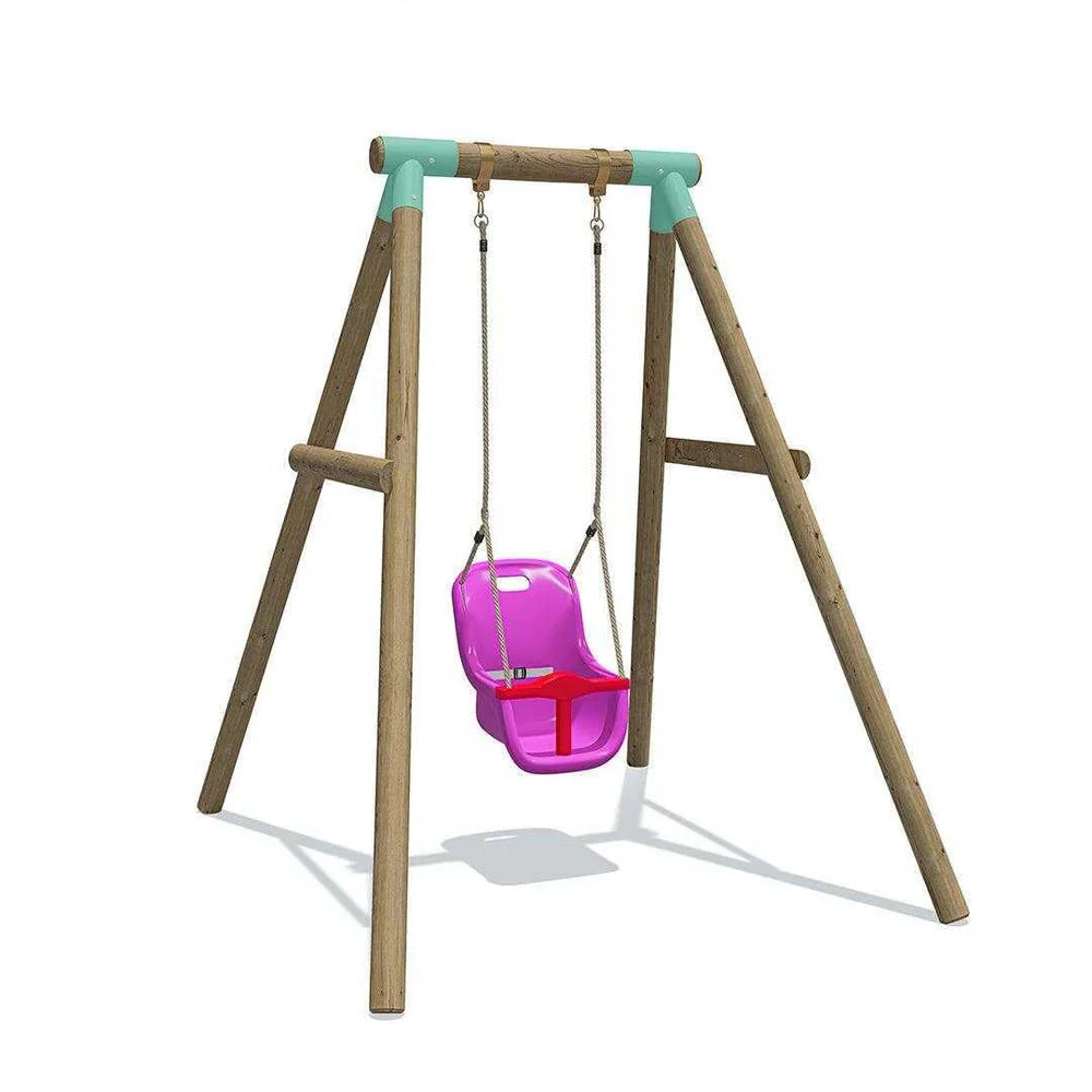 Wild Aussie “Grow With Me” 2-in-1 Wooden Swing Set