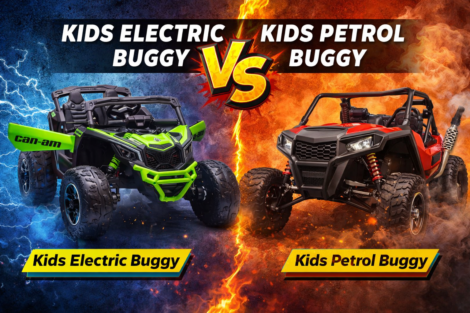 Kids Electric Buggy vs Kids Petrol Buggy Which One Should You Choose?