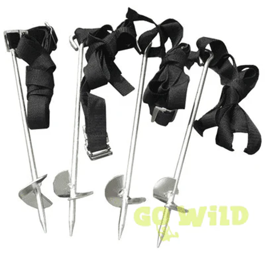 Wild Aussie Trampoline Ground Anchors With Security Straps