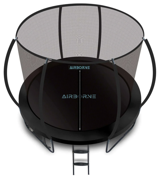 Airborne 8ft Trampoline with Ladder & Shoe Storage