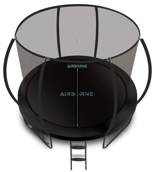 Airborne 12ft Trampoline with Access Ladder & Shoe Storage