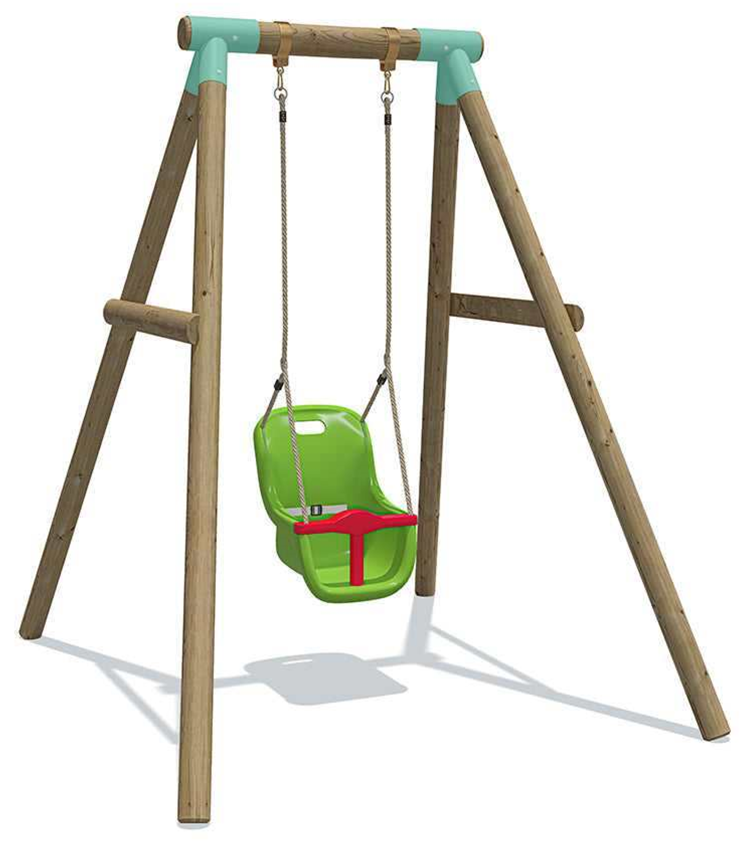 Wild Aussie “Grow With Me” 2-in-1 Wooden Swing Set