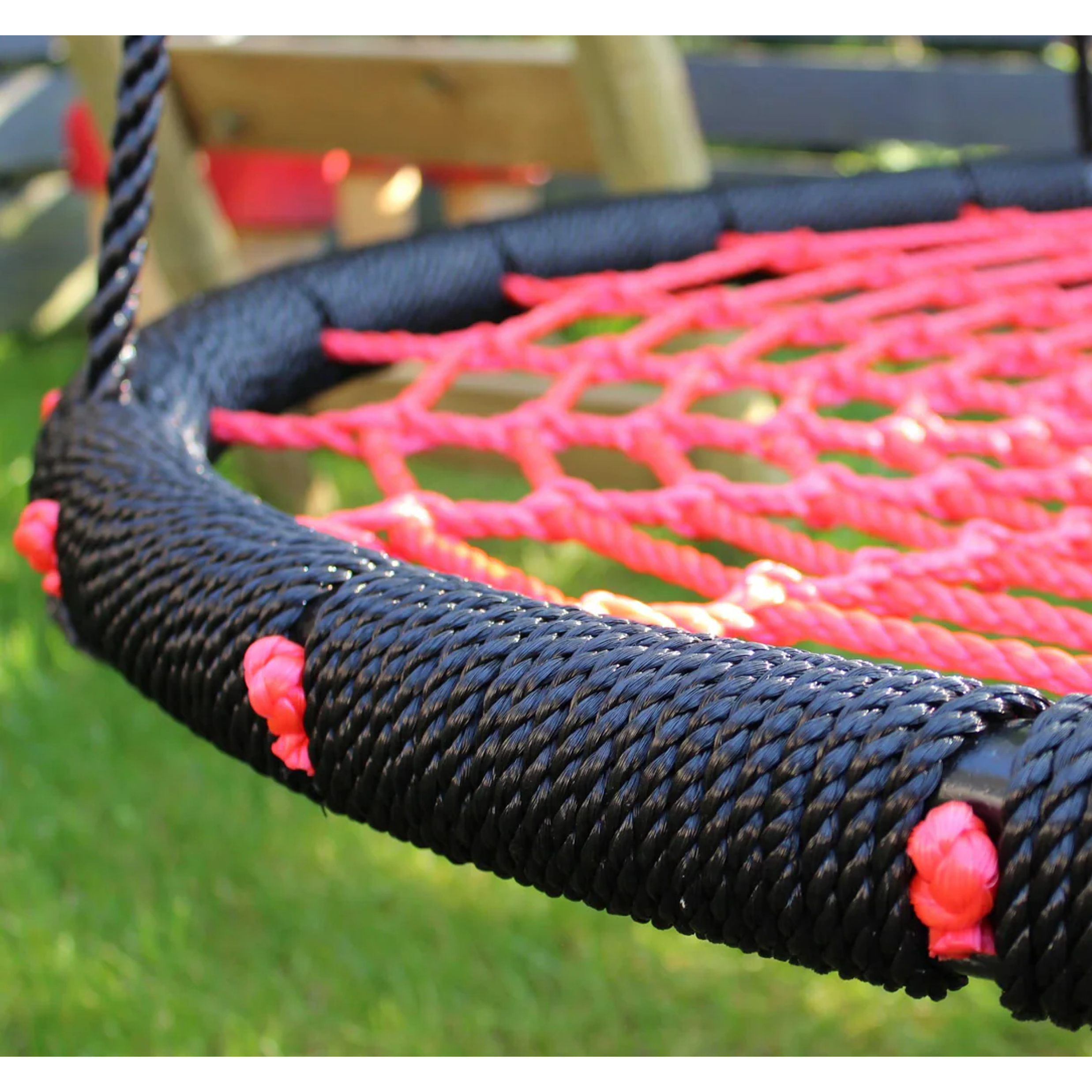 Wild Aussie Wooden Climber & 120cm Nest Swing Set