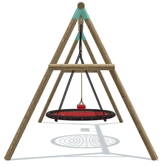 Wild Aussie 120cm Round Nest with Swing Seat