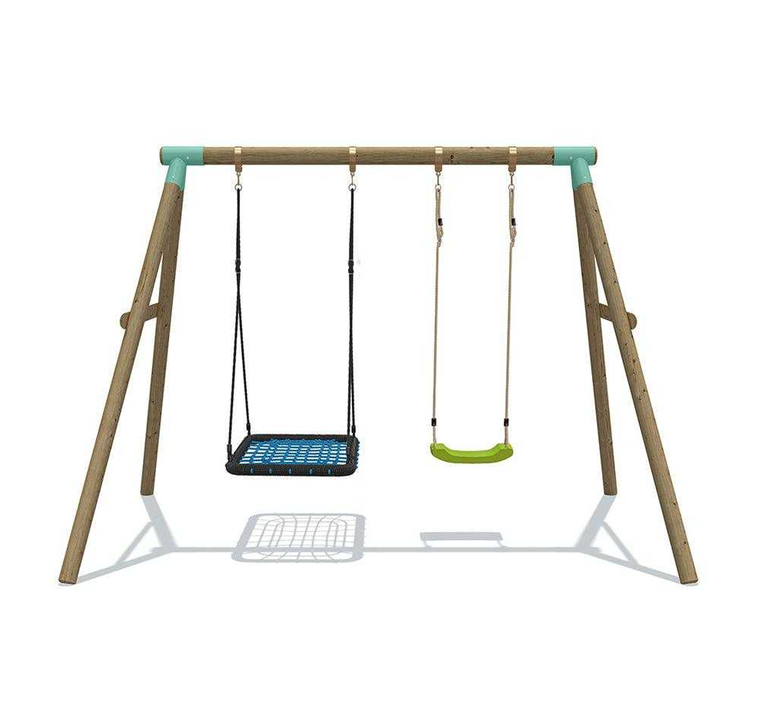 Wild Aussie Rectangle Nest & Swing Set