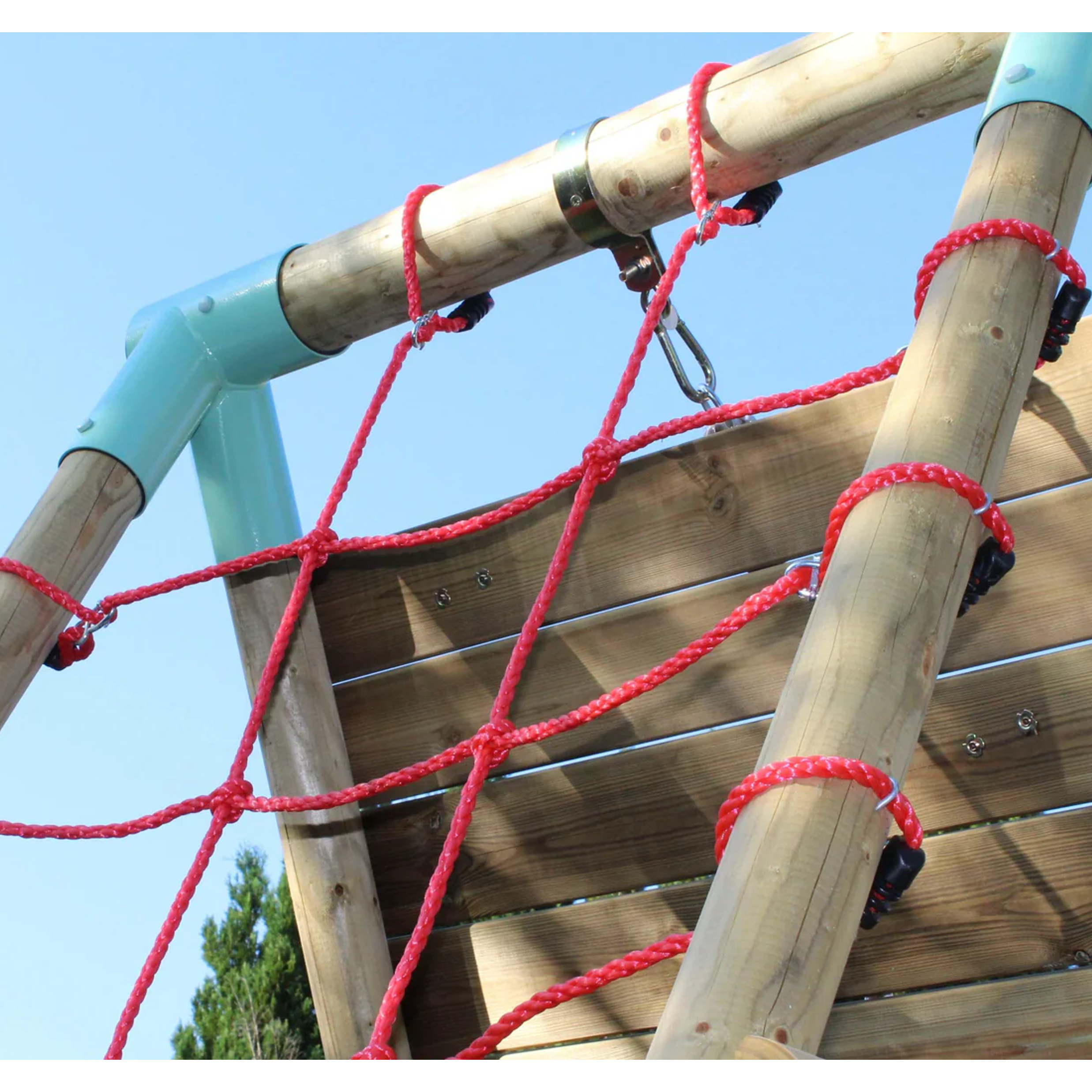 Wild Aussie Wooden Climber & Nest Swing Set