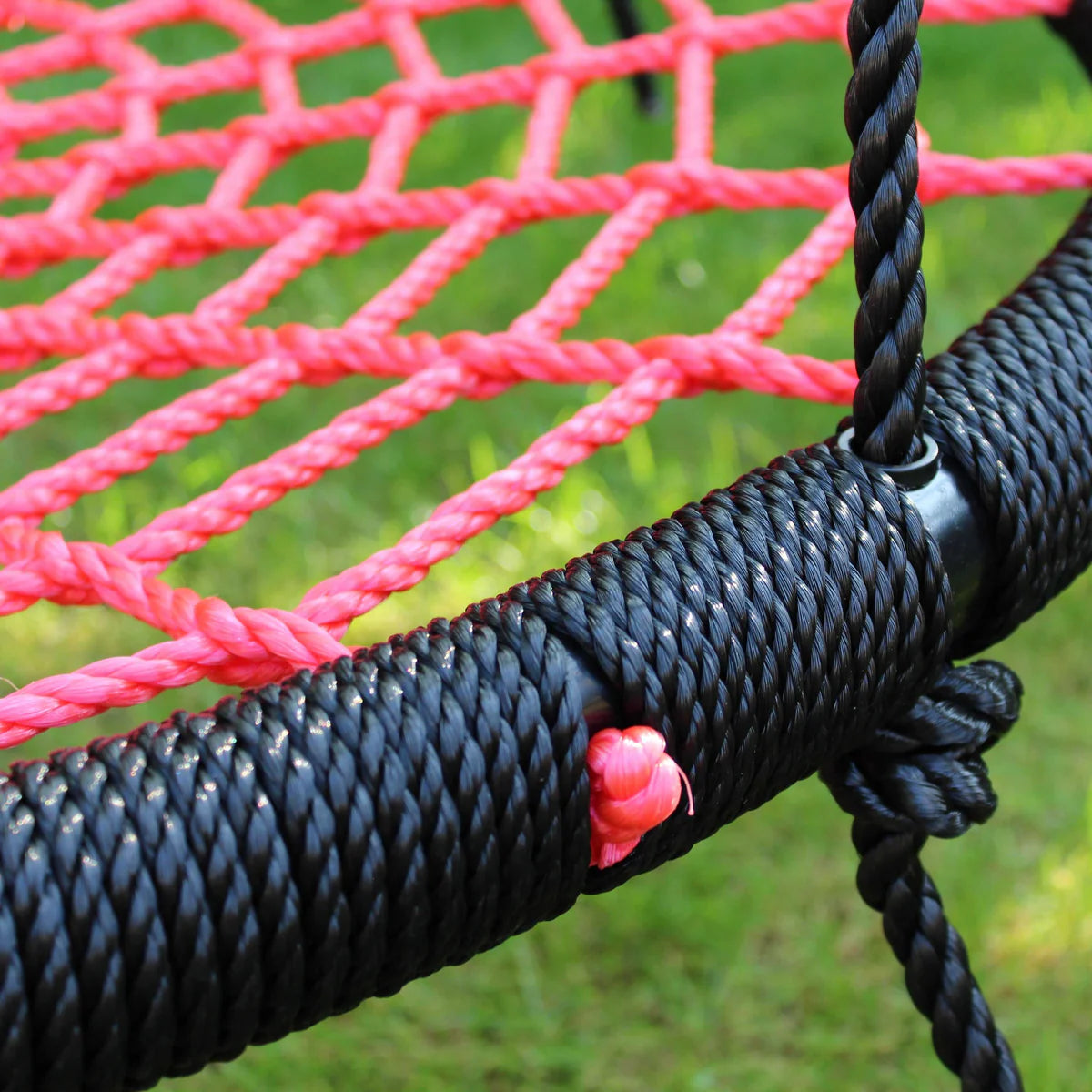 childrens wooden swing set net