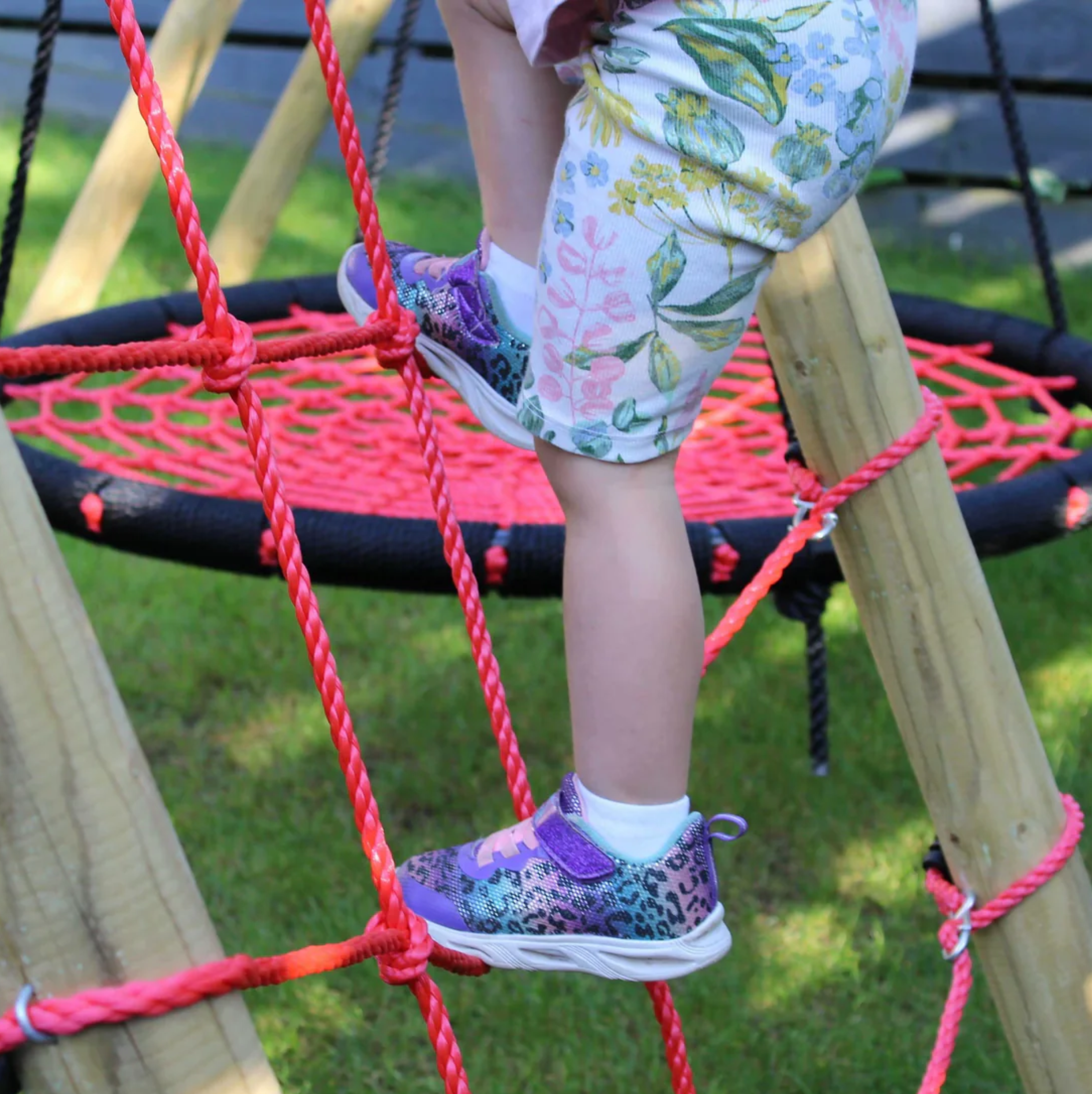 Wild Aussie Wooden Climber & 65cm Nest Swing Set