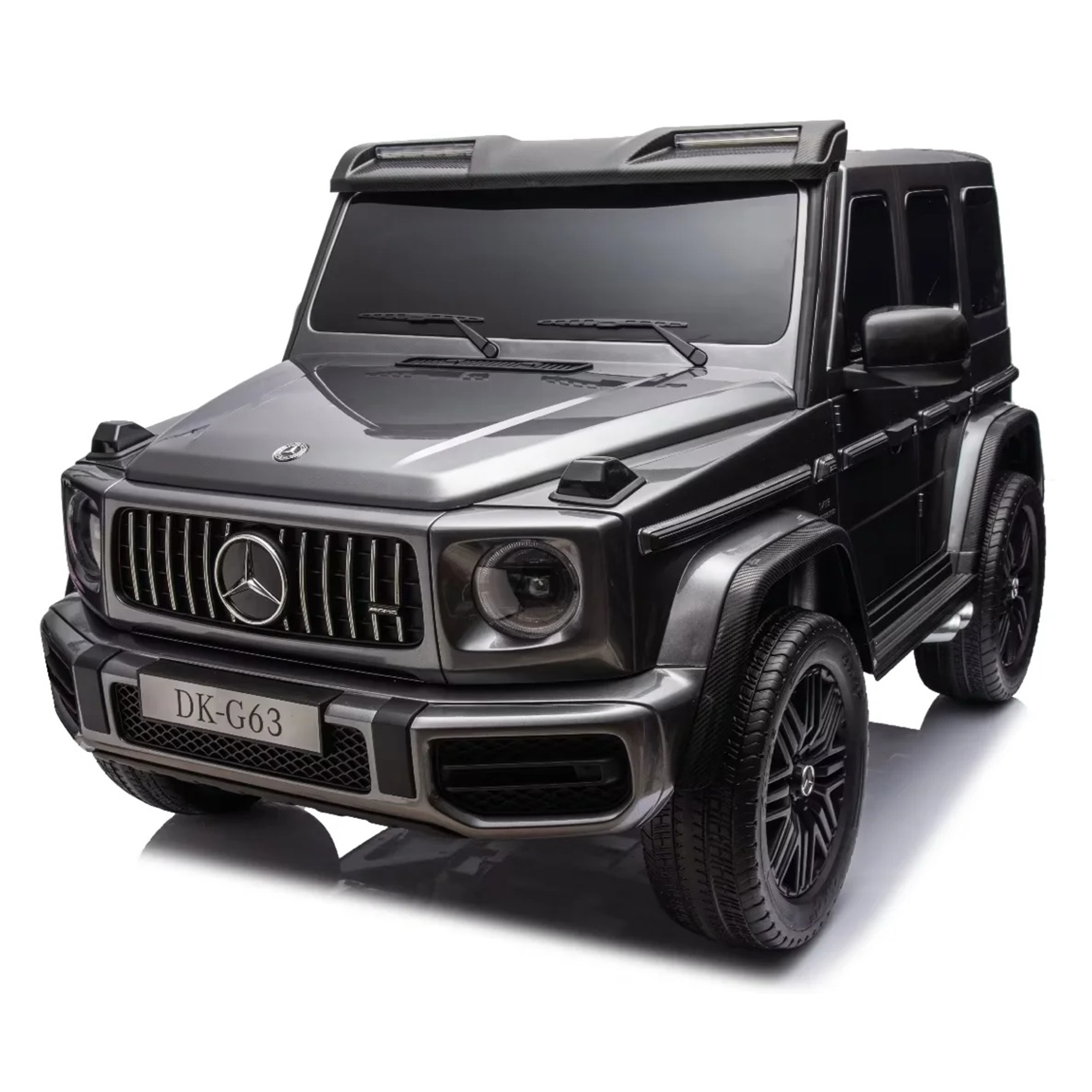 24V Licensed Mercedes-AMG G63 4WD Kids Ride-On Car with Remote Control- Painted Grey