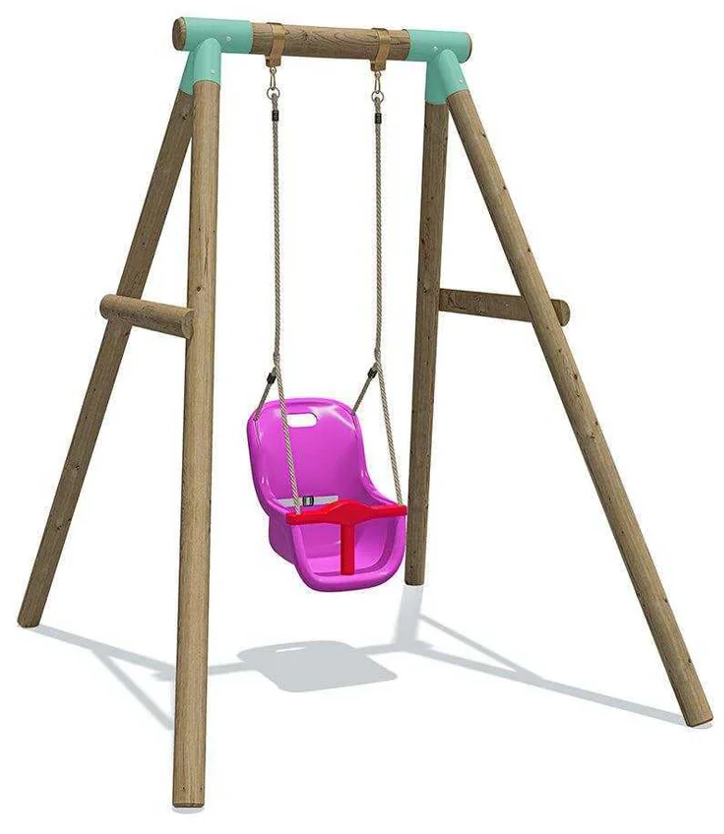 Wild Aussie “Grow With Me” 2-in-1 Wooden Swing Set