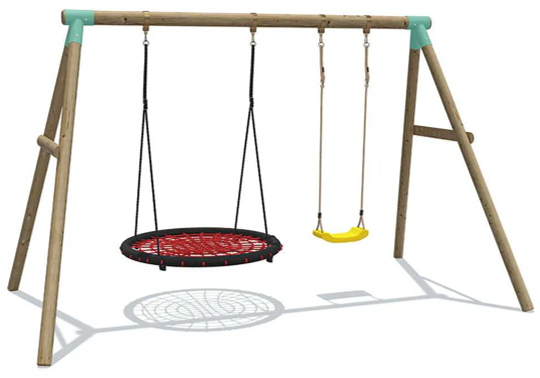 Wild Aussie 120cm Round Nest with Swing Seat