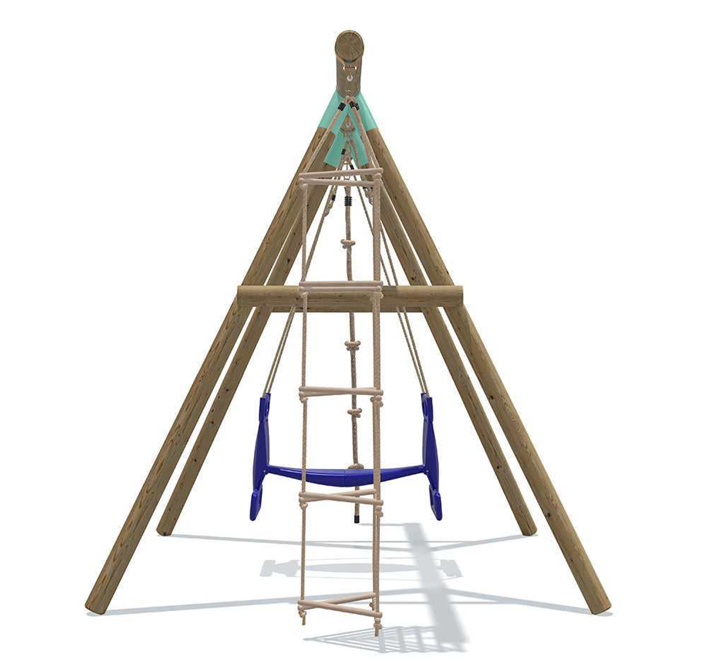 Wild Aussie 3 in 1 Glider Wooden Swing Set