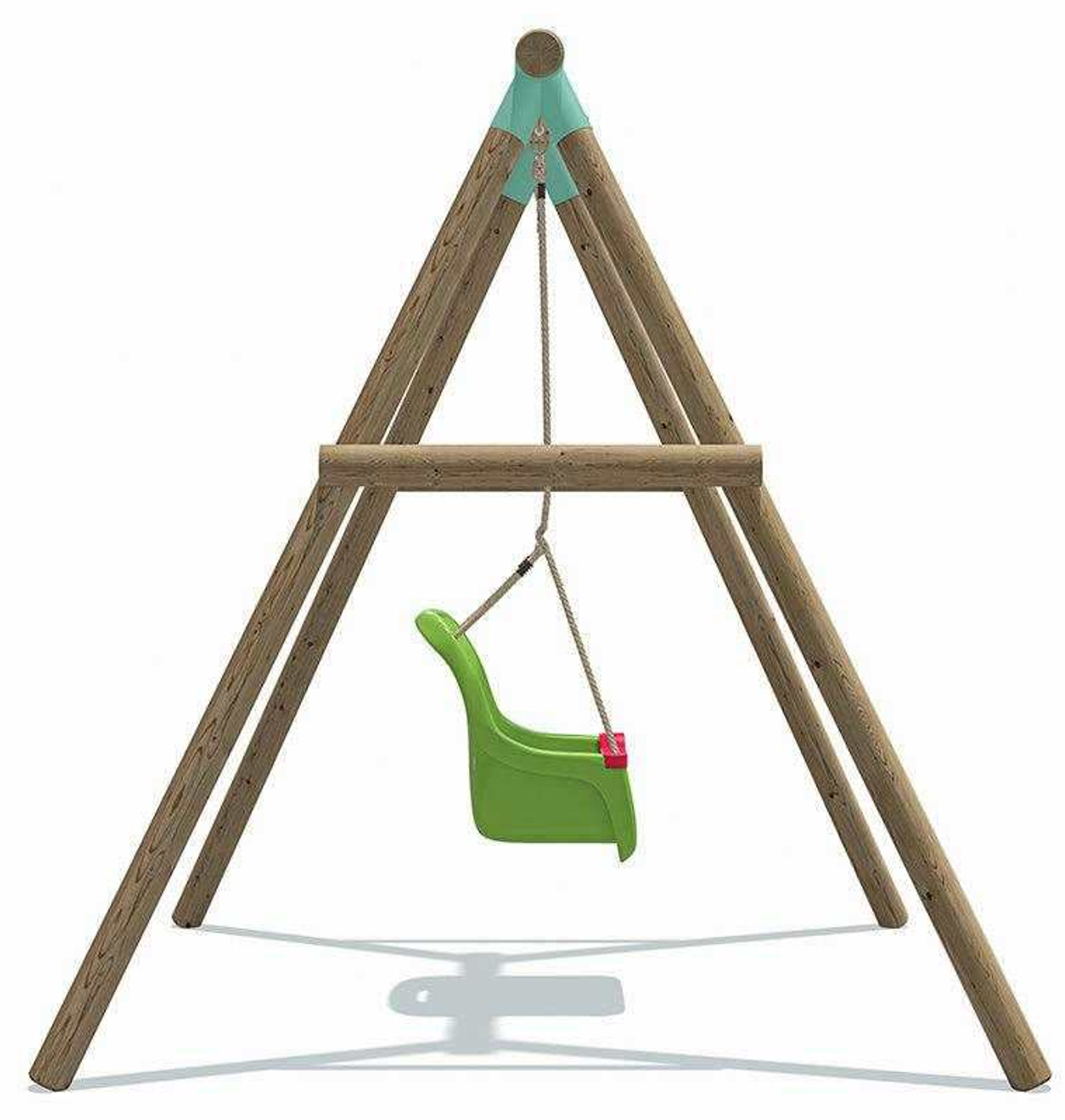 Wild Aussie “Grow With Me” 2-in-1 Wooden Swing Set