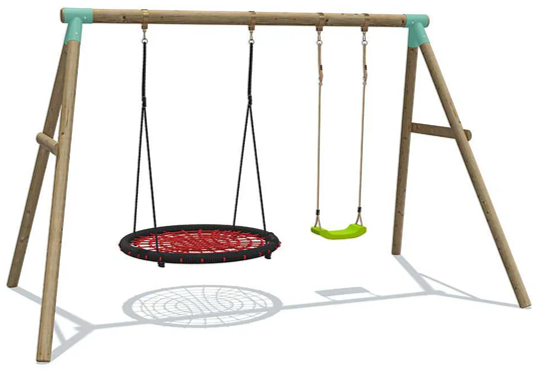 Wild Aussie 120cm Round Nest with Swing Seat