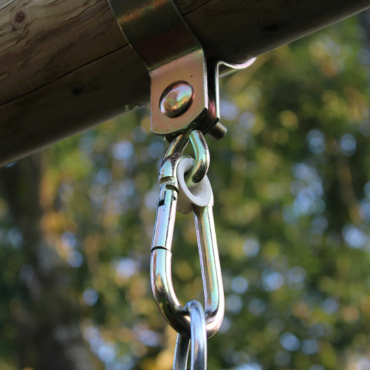 Wild Aussie Wooden Climber & 65cm Nest Swing Set