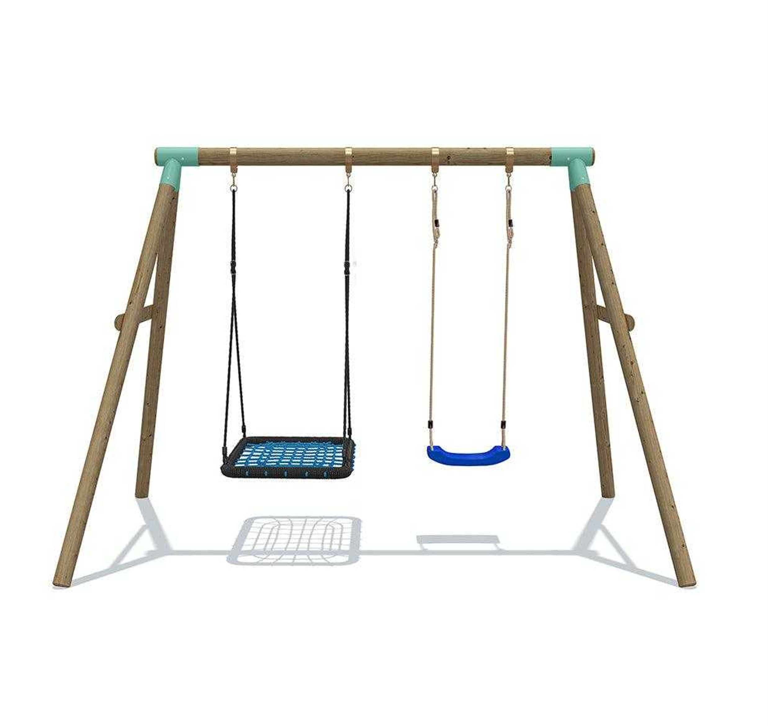 Wild Aussie Rectangle Nest & Swing Set
