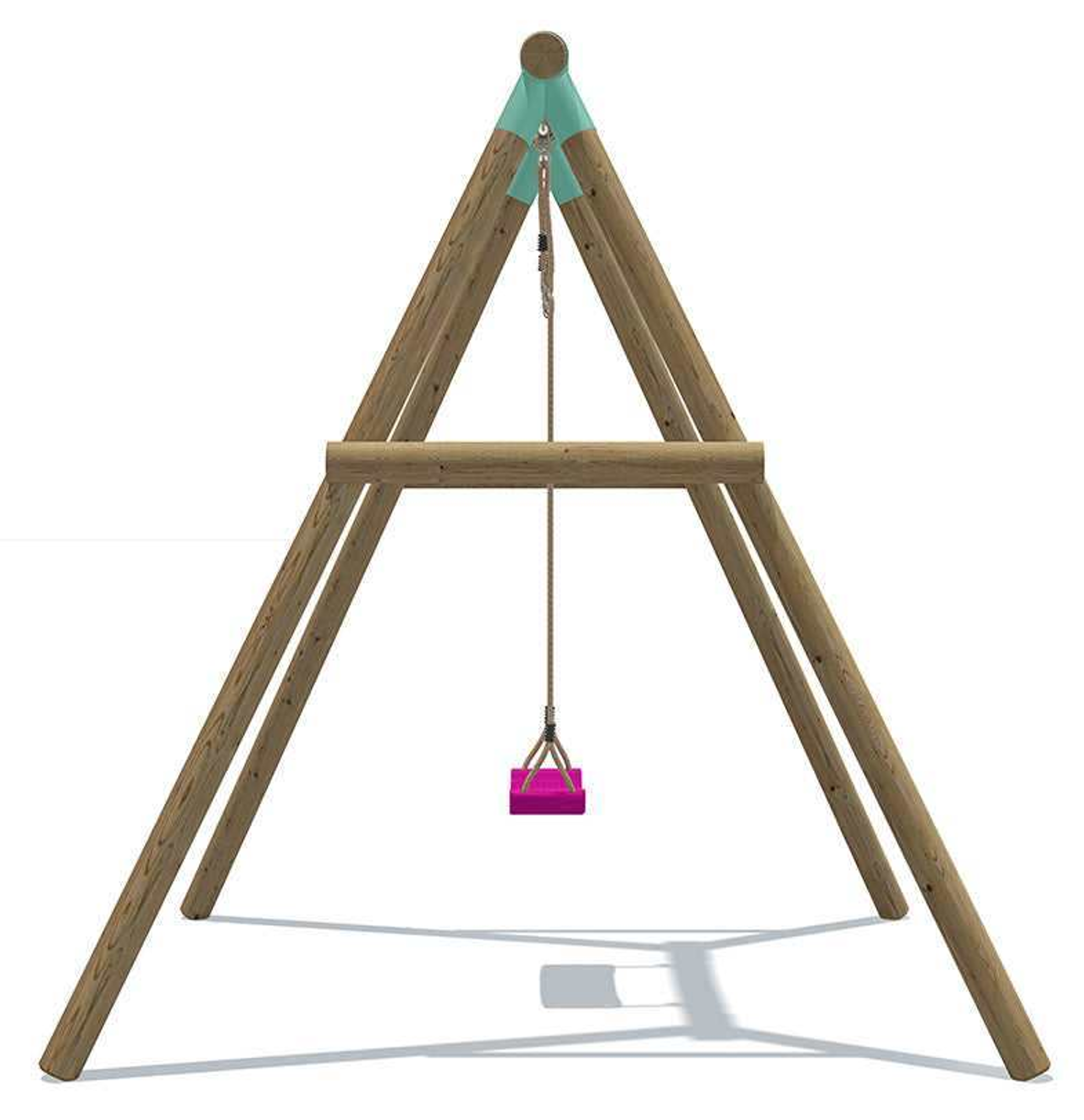 Wild Aussie “Grow With Me” 2-in-1 Wooden Swing Set