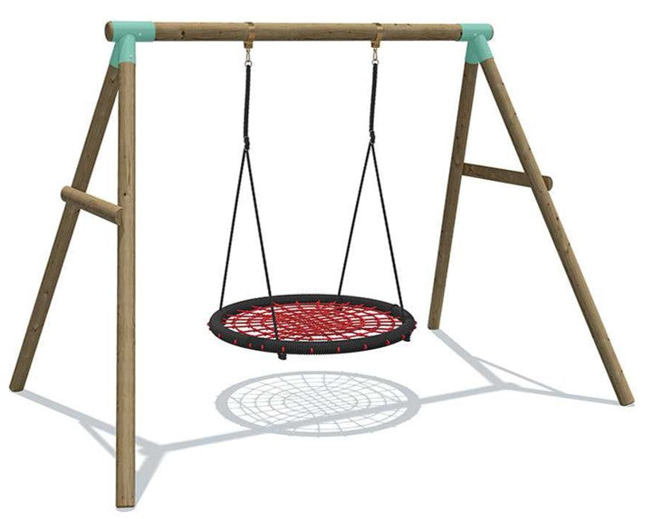 Wild Aussie 120cm Round Nest Swing Set