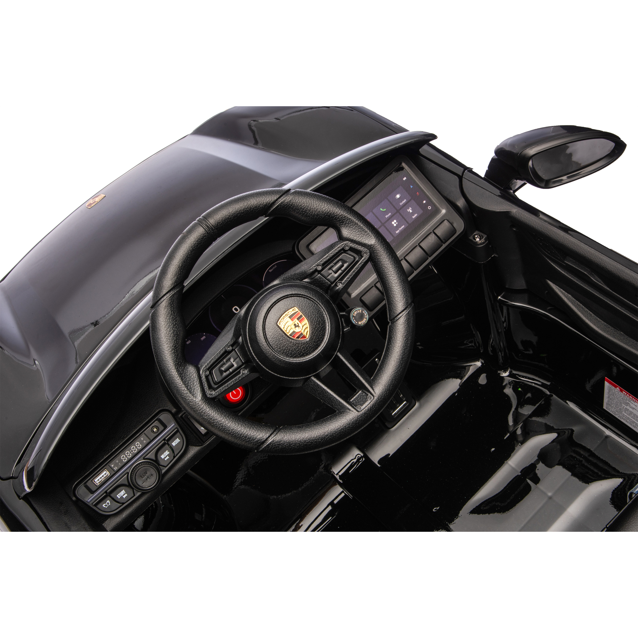 Licensed Porsche Macan Turbo 24V Kids Electric Ride-On Car