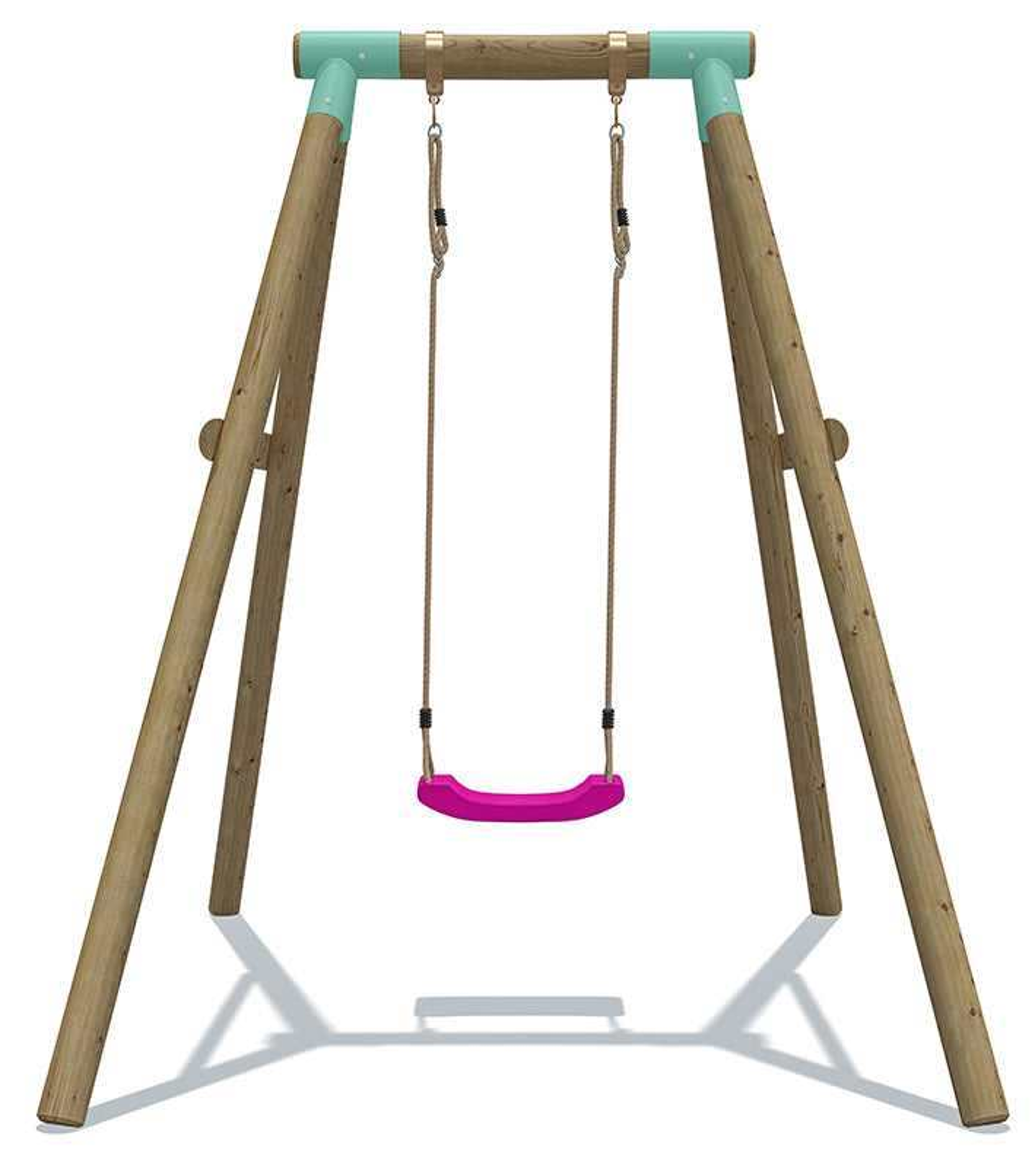 Wild Aussie “Grow With Me” 2-in-1 Wooden Swing Set